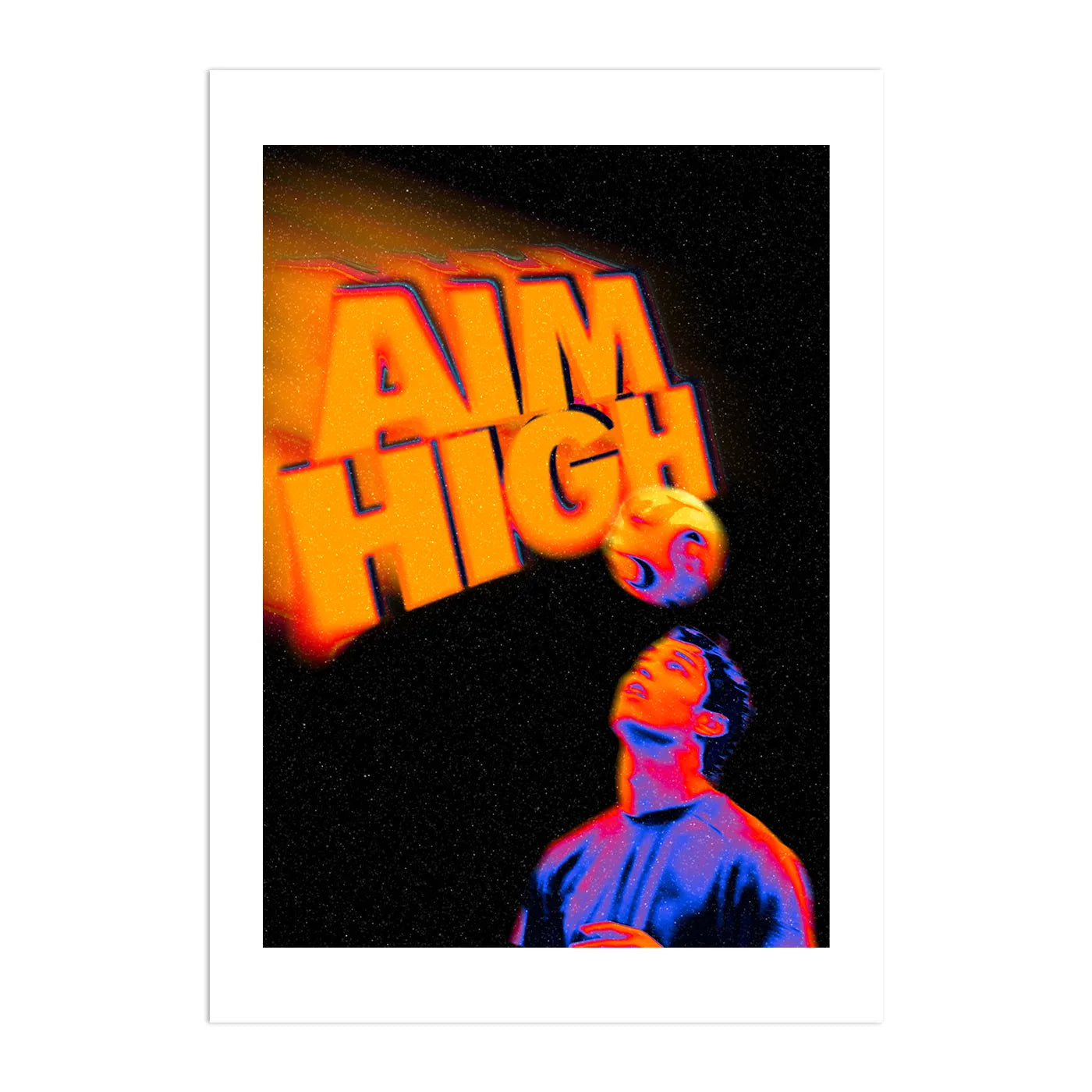 Aim High Plakat-Biała Krawędź-Bez Ramy