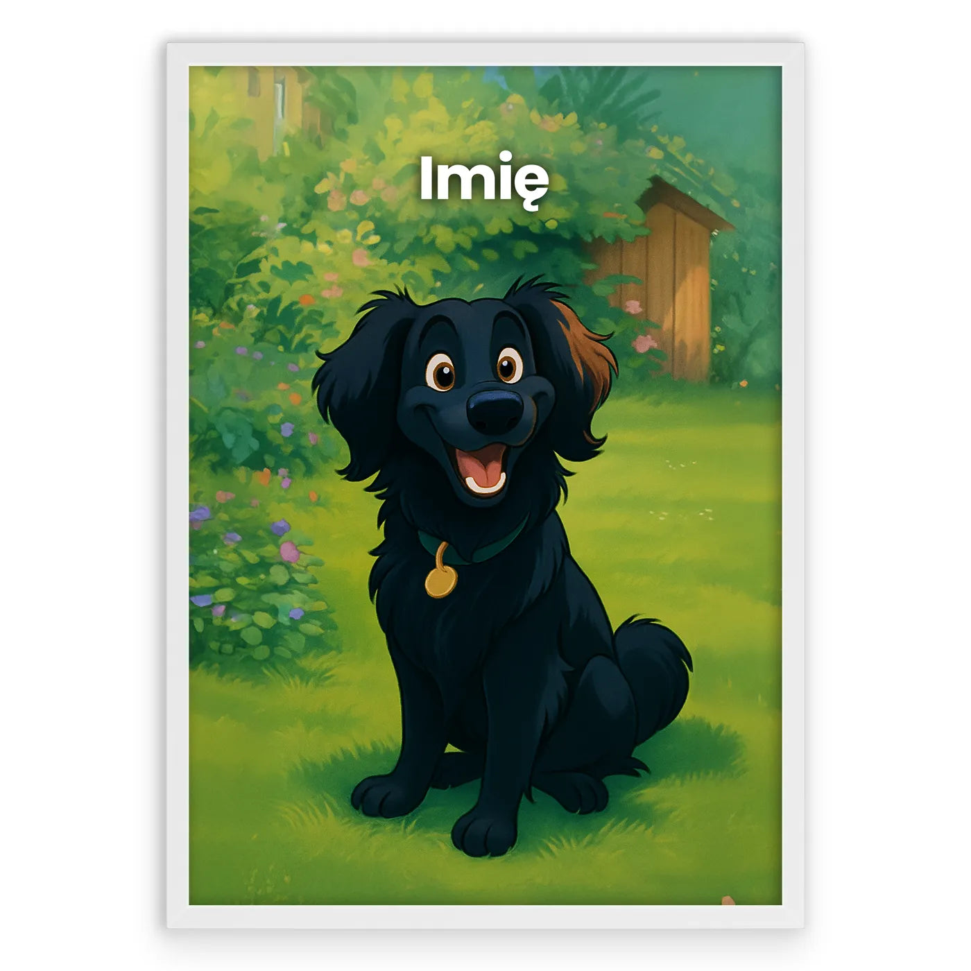 Personalizowany Plakat ze Zwierzątkiem w stylu Disney