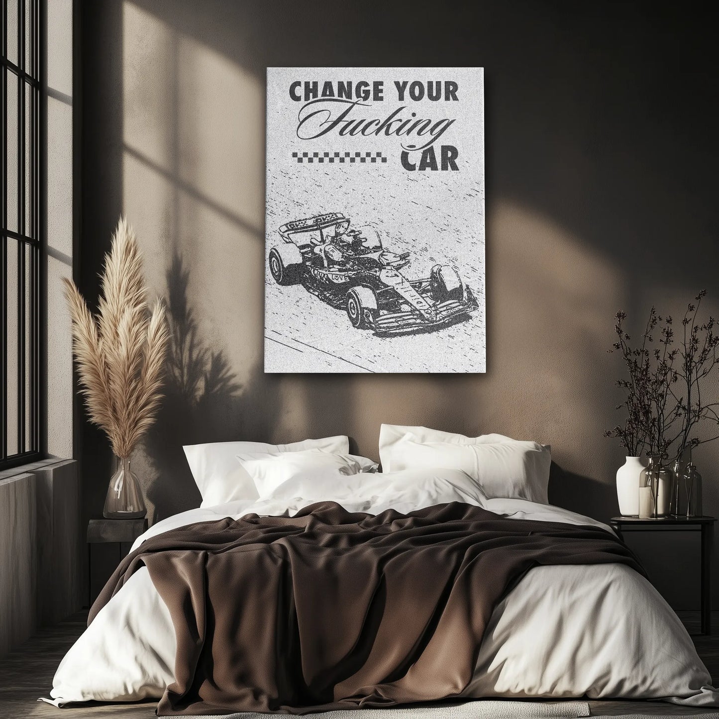 Change Your F*cking Car Obraz na Płótnie-
