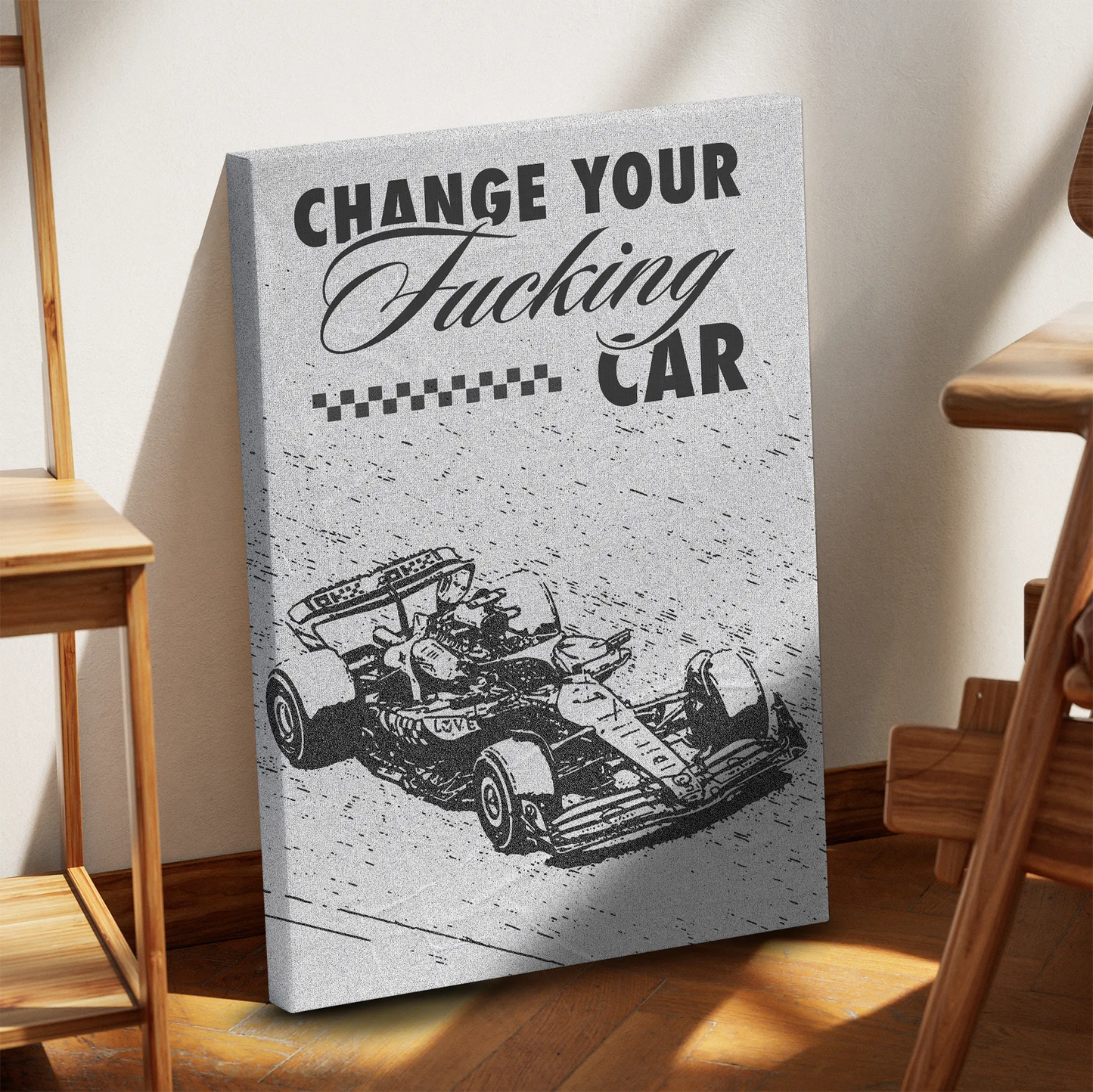 Change Your F*cking Car Obraz na Płótnie-