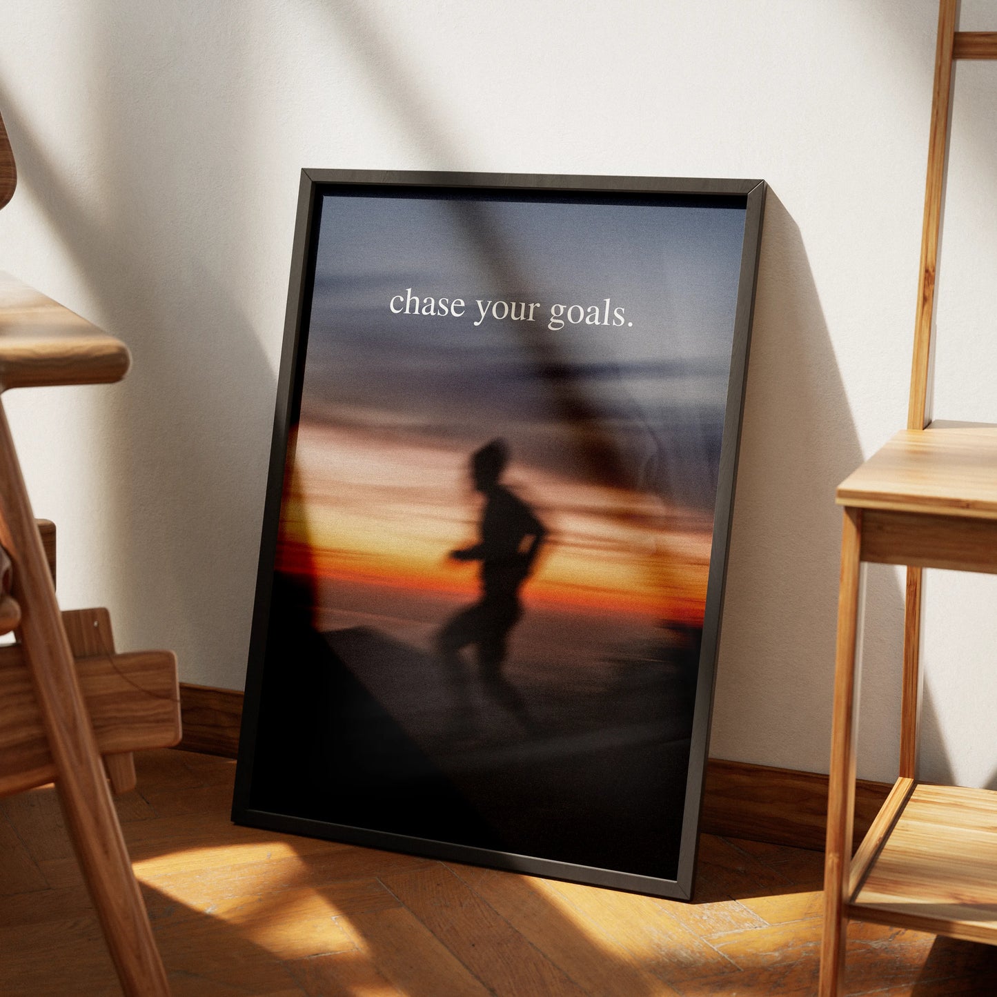 Chase Your Goals Plakat-Pełna Okładka-Bez Ramy