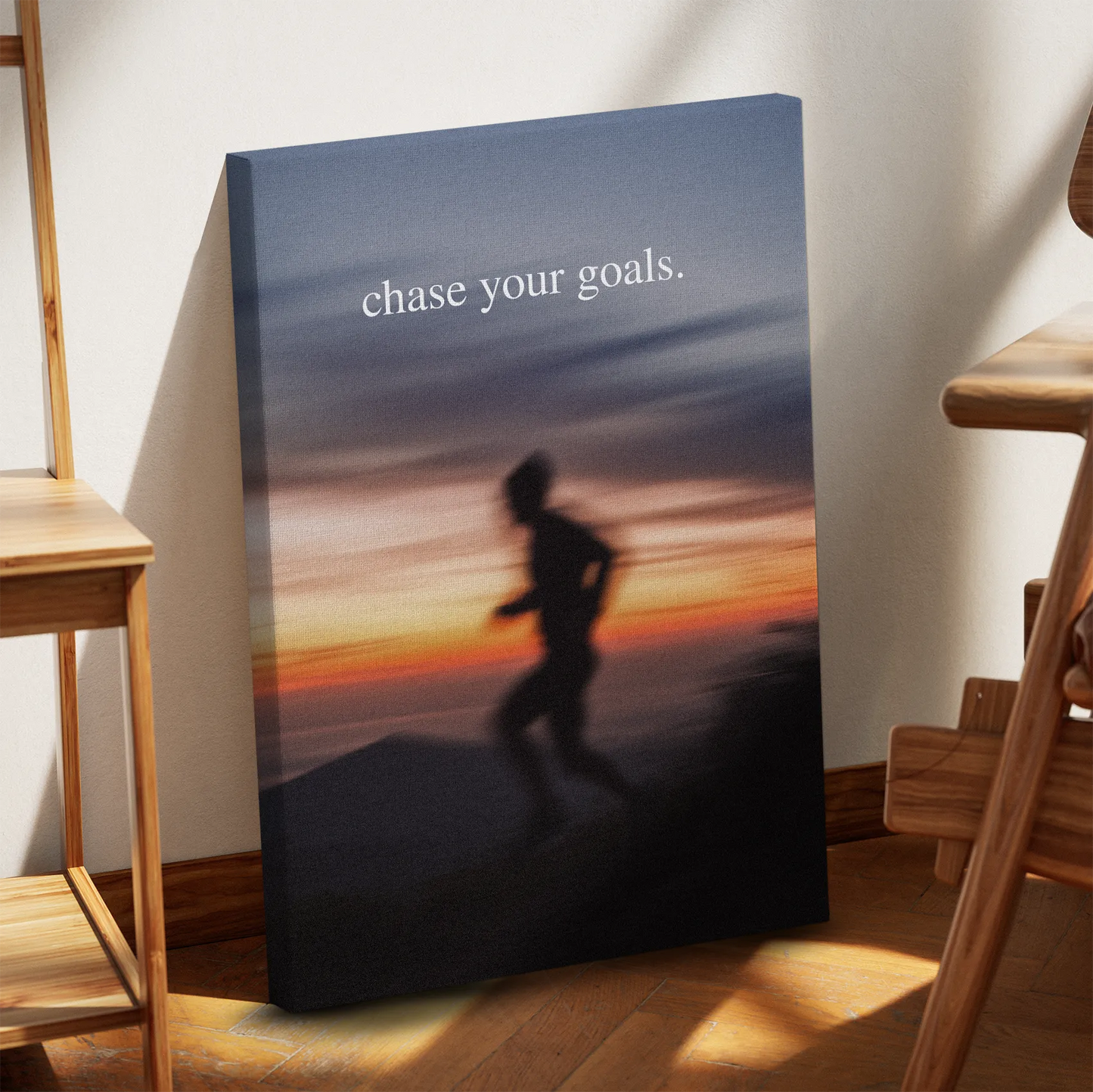Chase Your Goals Obraz na Płótnie-