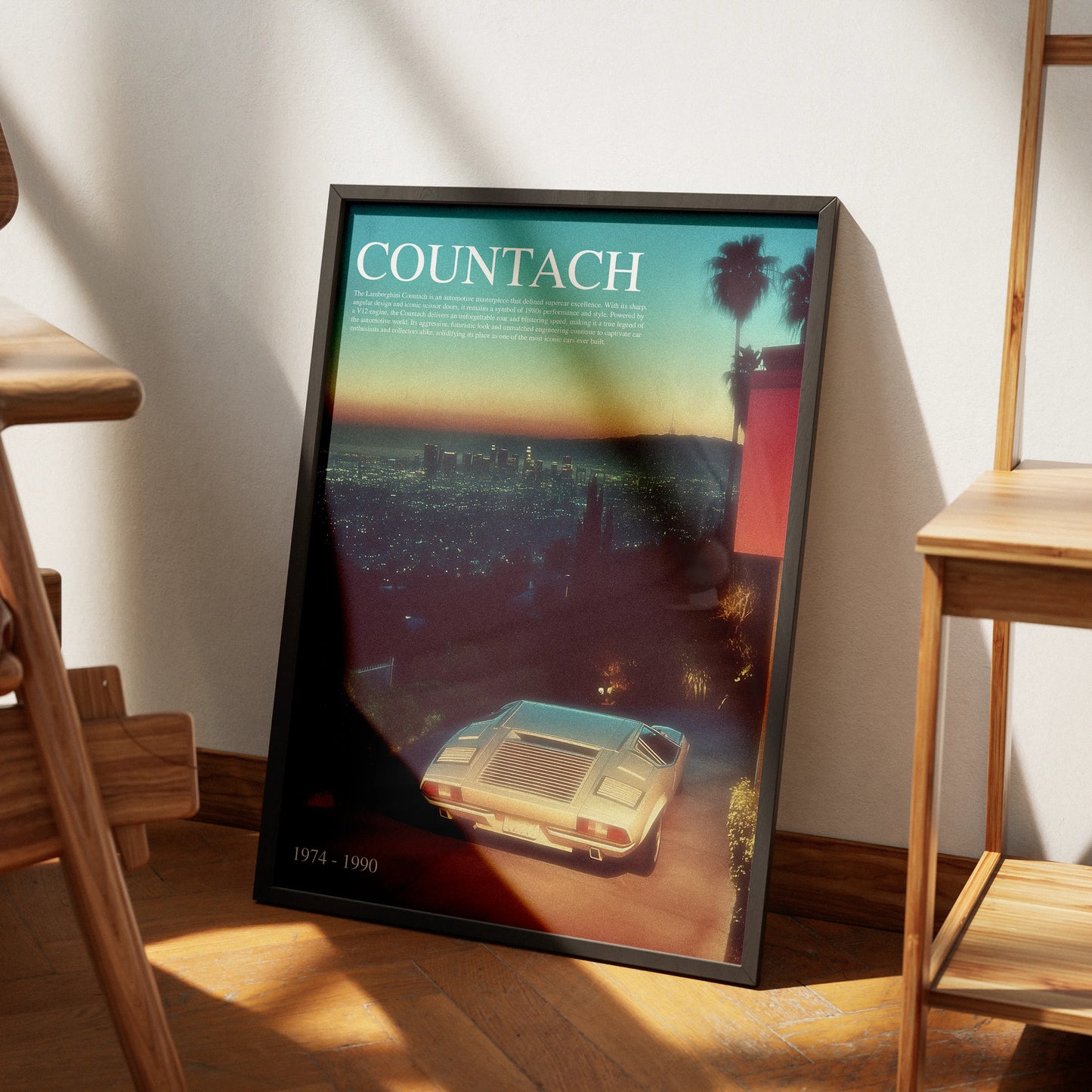 Countach in LA Plakat-Pełna Okładka-Bez Ramy