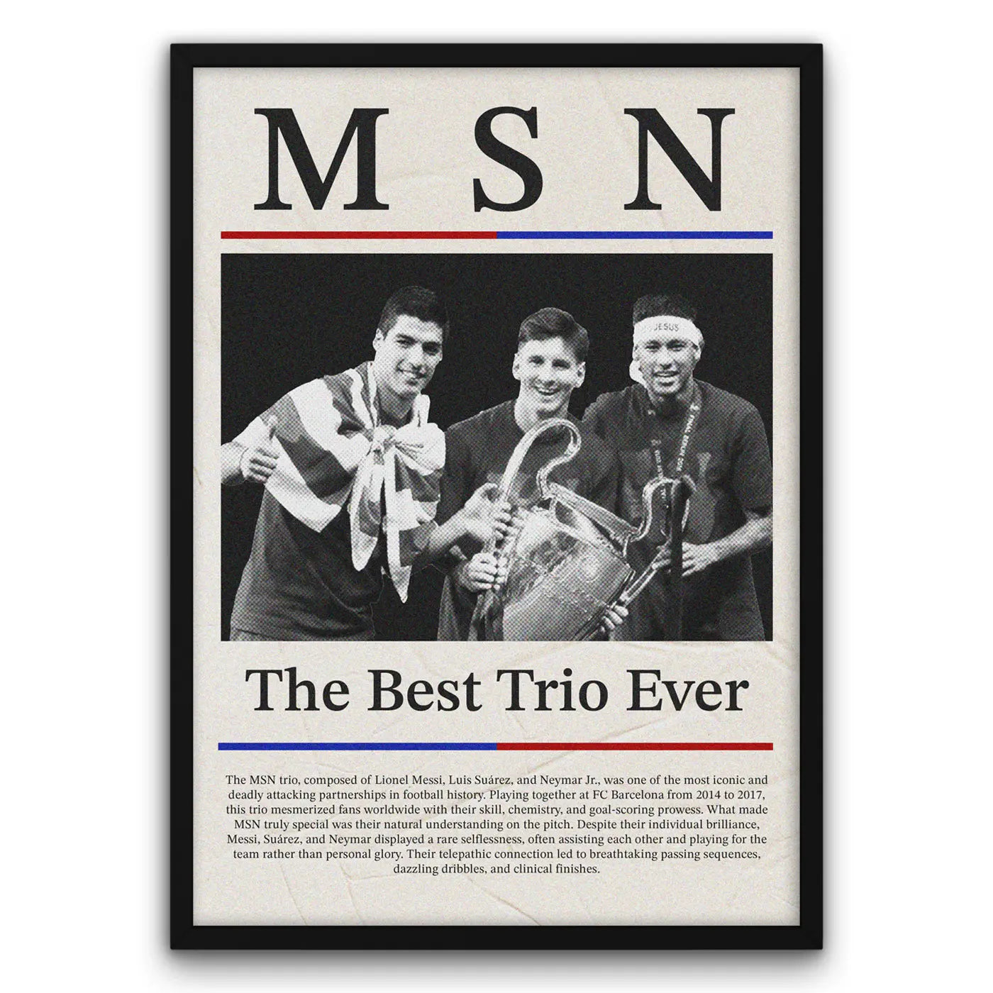MSN Barcelona Plakat