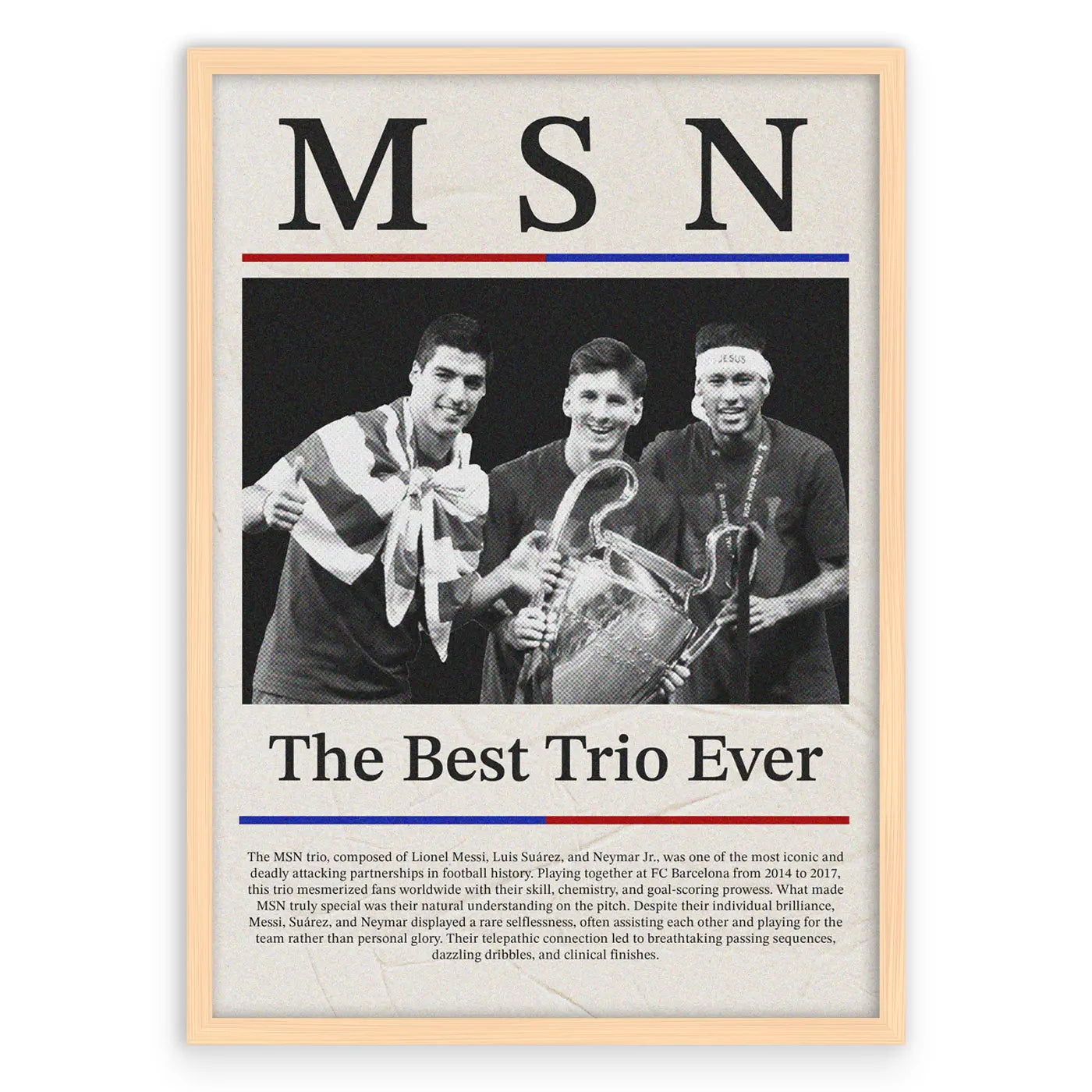 MSN Barcelona Plakat