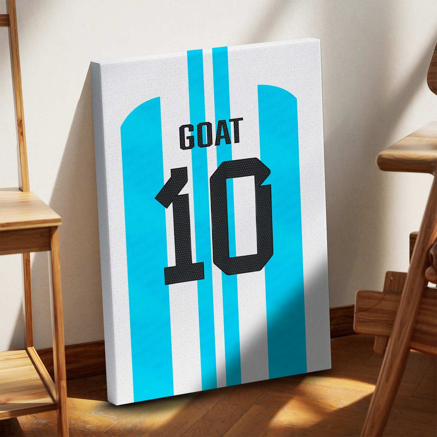 Koszulka GOAT 10 Argentyna Obraz na Płótnie-