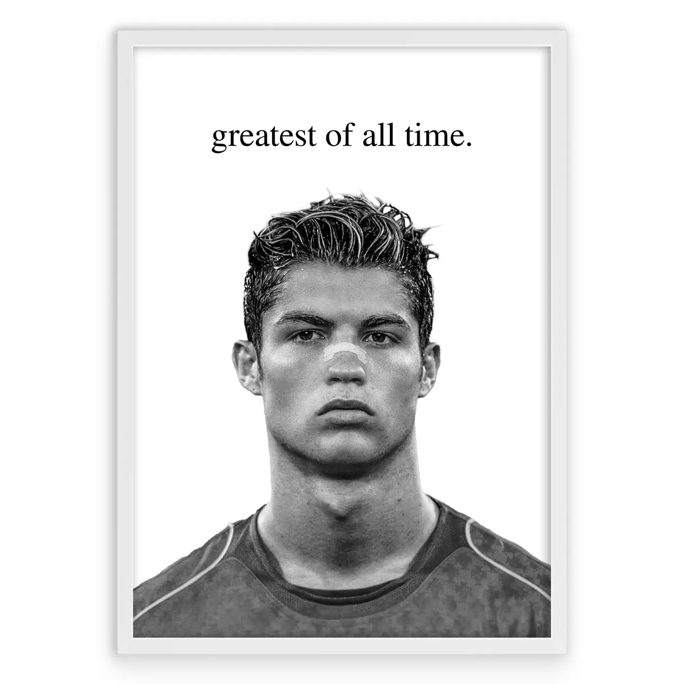 GOAT Cristiano Plakat-Biała Aluminiowa Rama-