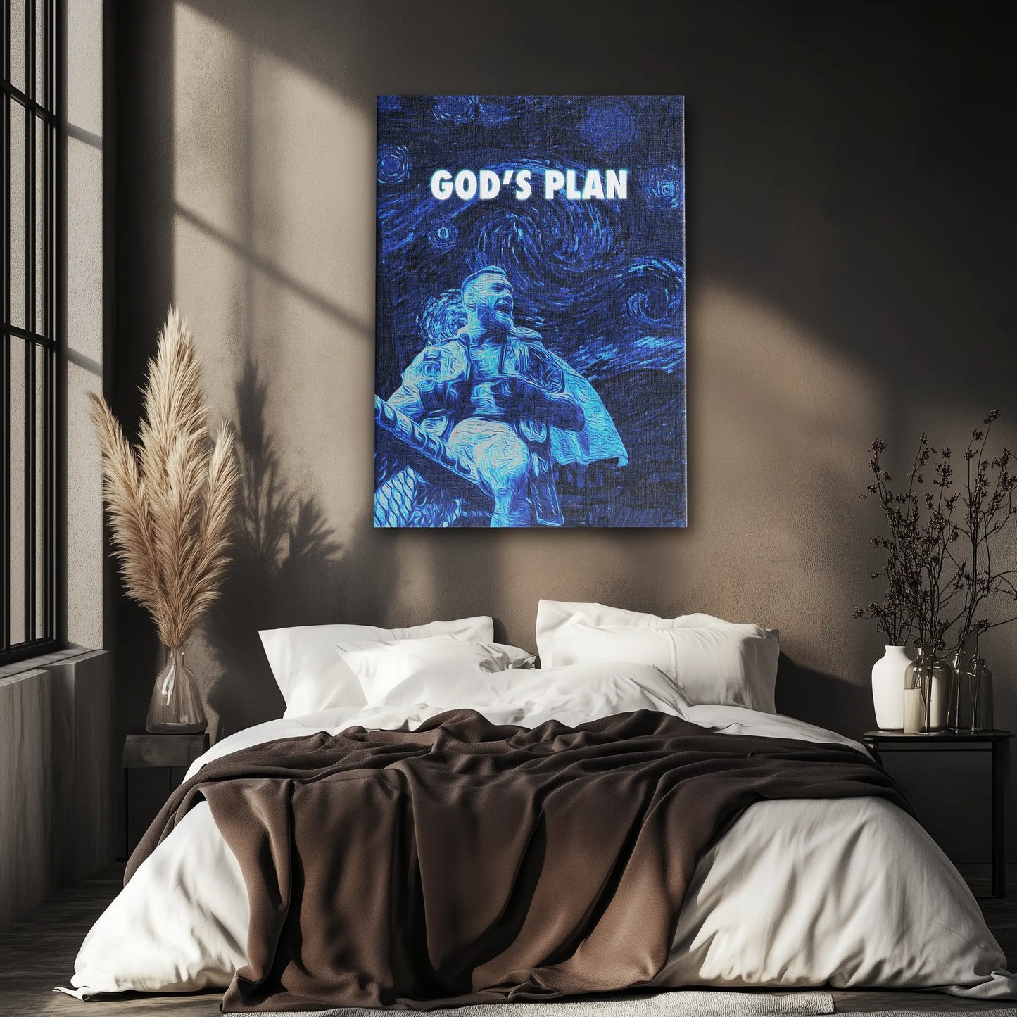 God's Plan Obraz na Płótnie-