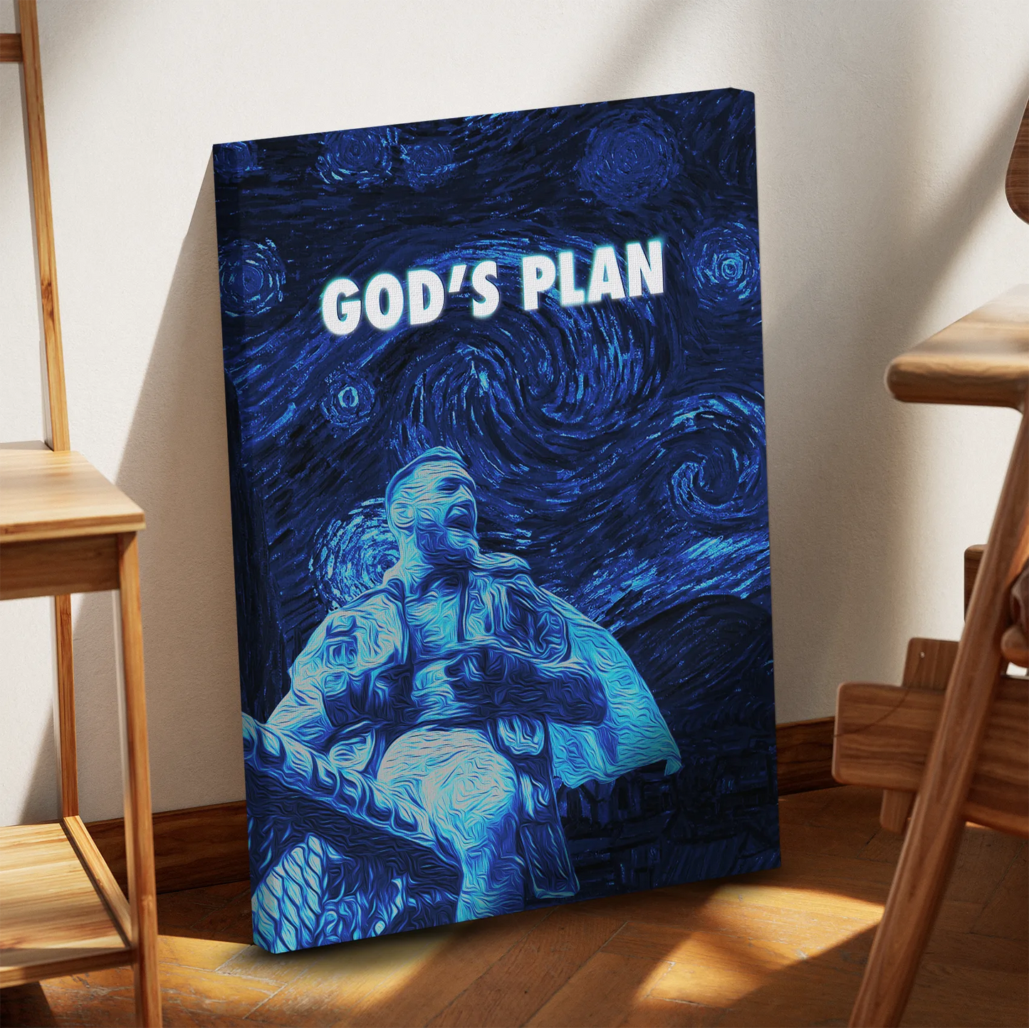 God's Plan Obraz na Płótnie-