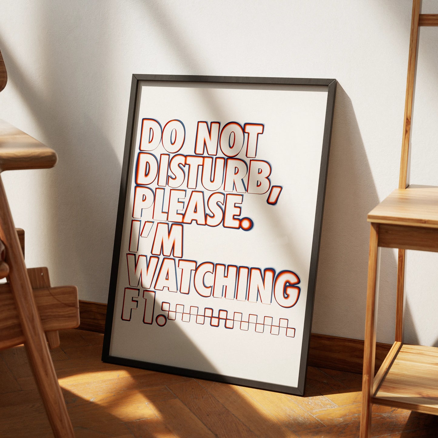 Do Not Disturb Formula 1 Plakat-Bez Ramy-