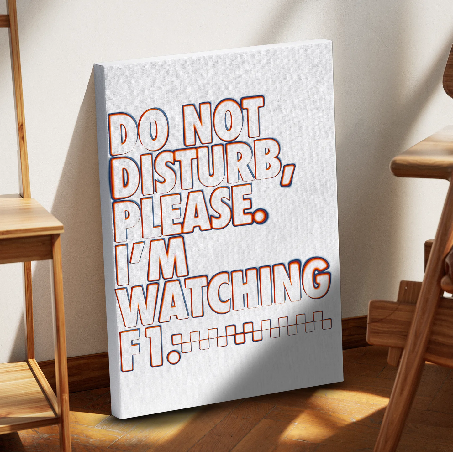 Do Not Disturb Formula 1 Obraz na Płótnie-