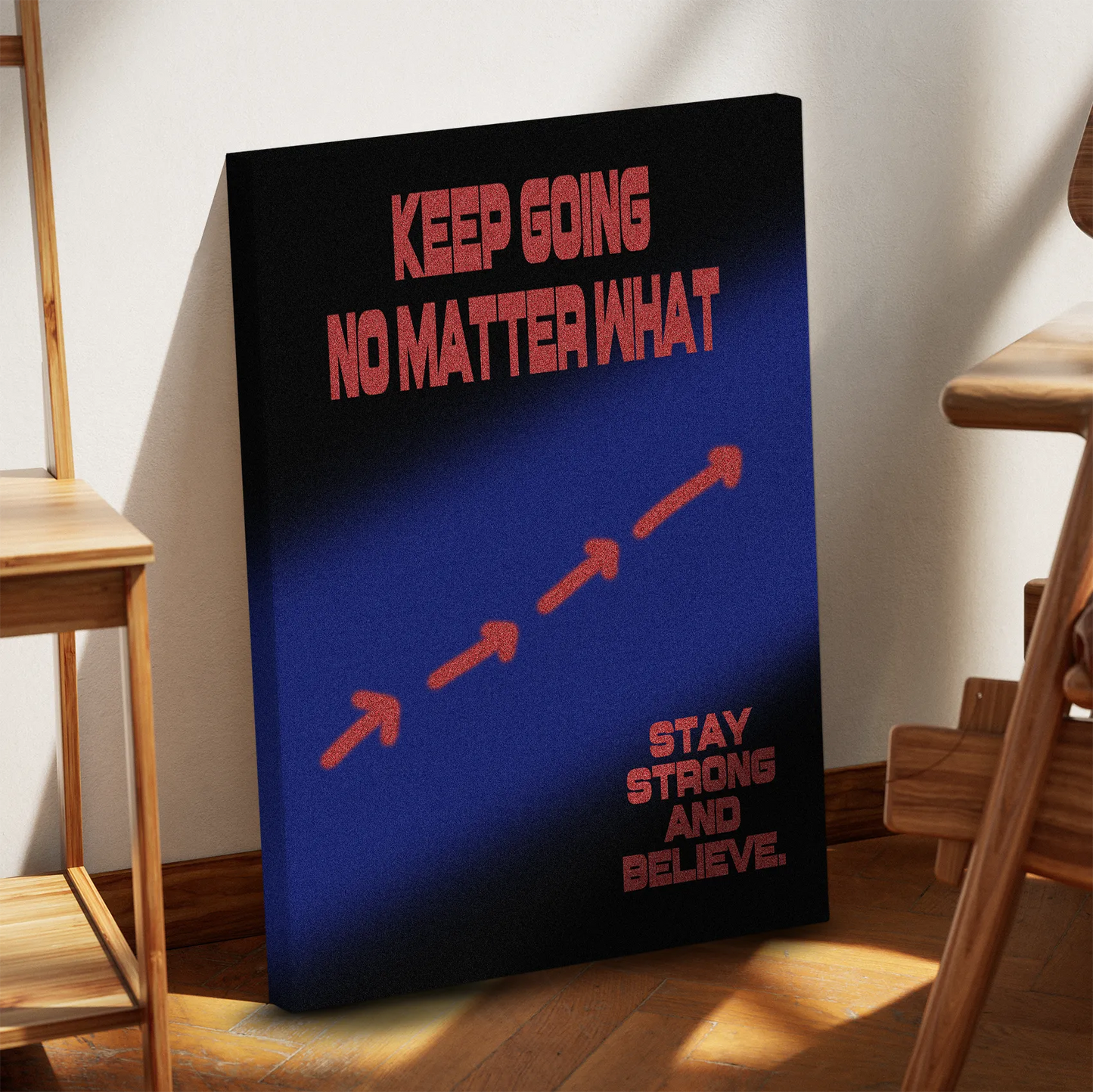 KEEP GOING NO MATTER WHAT Obraz na Płótnie-
