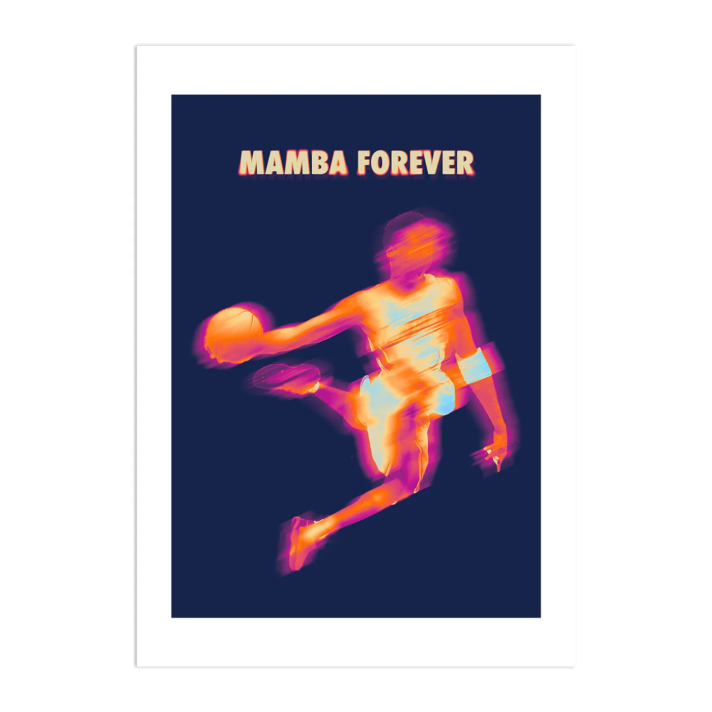 Mamba Forever Plakat-Biała Krawędź-Bez Ramy