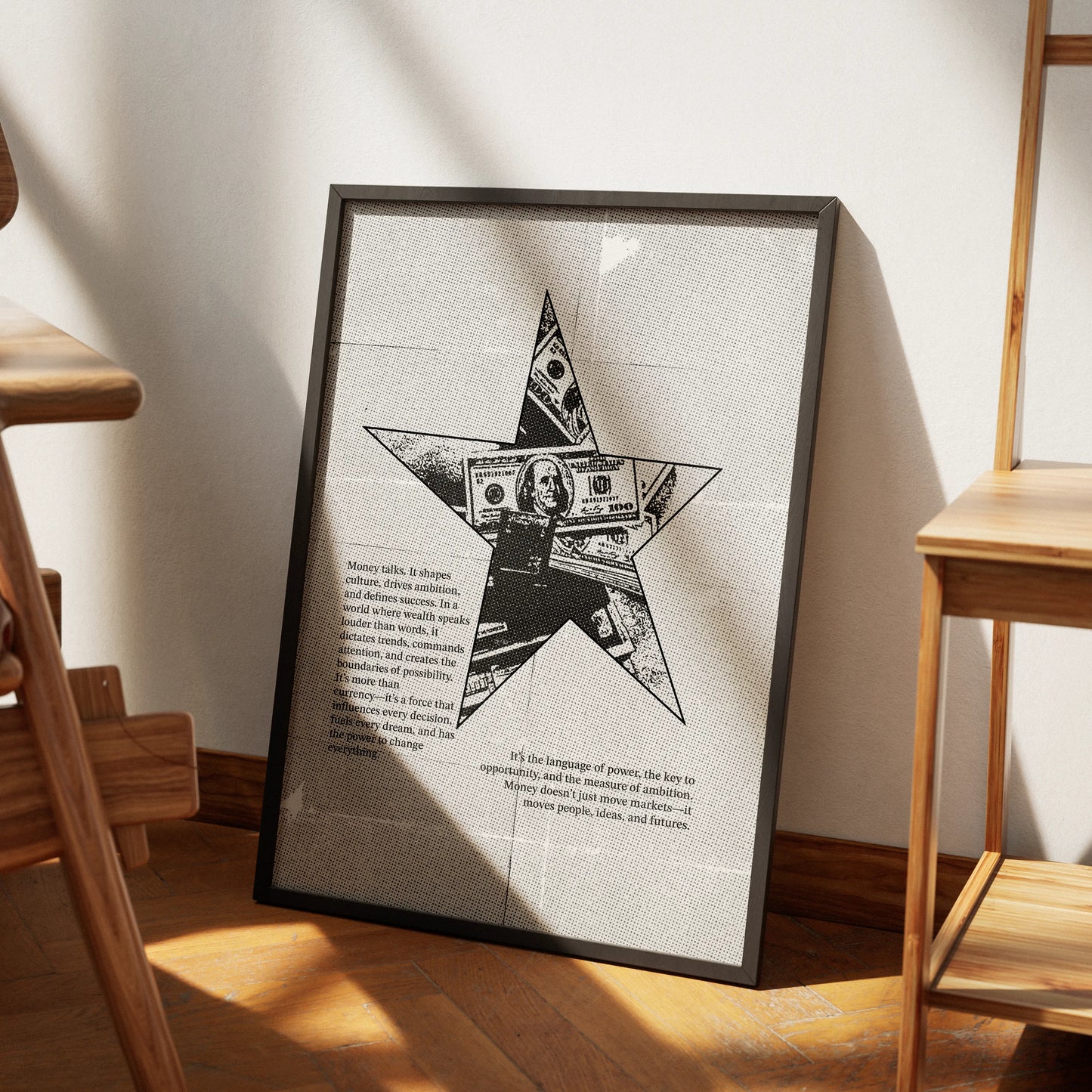 Money Star Plakat-Bez Ramy-