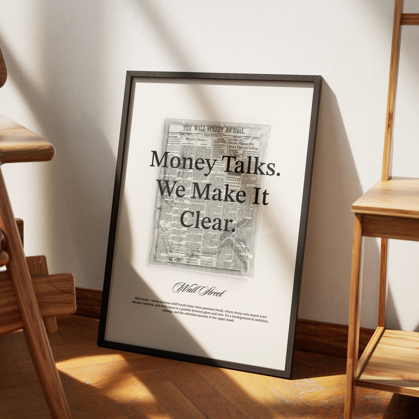 Money Talks Plakat-Bez Ramy-