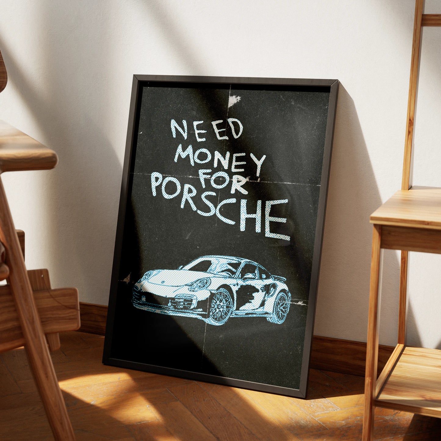 Need Money For Porsche Plakat-Bez Ramy-