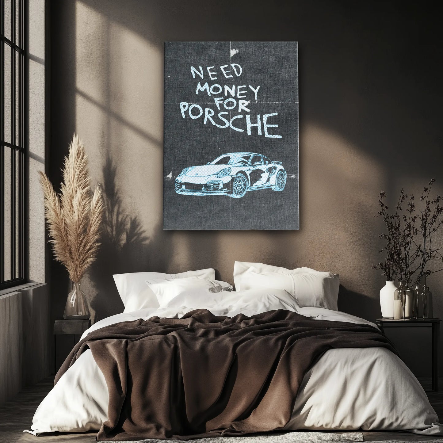Need Money For Porsche Obraz na Płótnie-