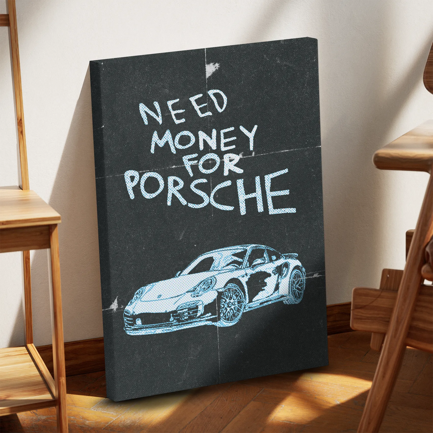 Need Money For Porsche Obraz na Płótnie-