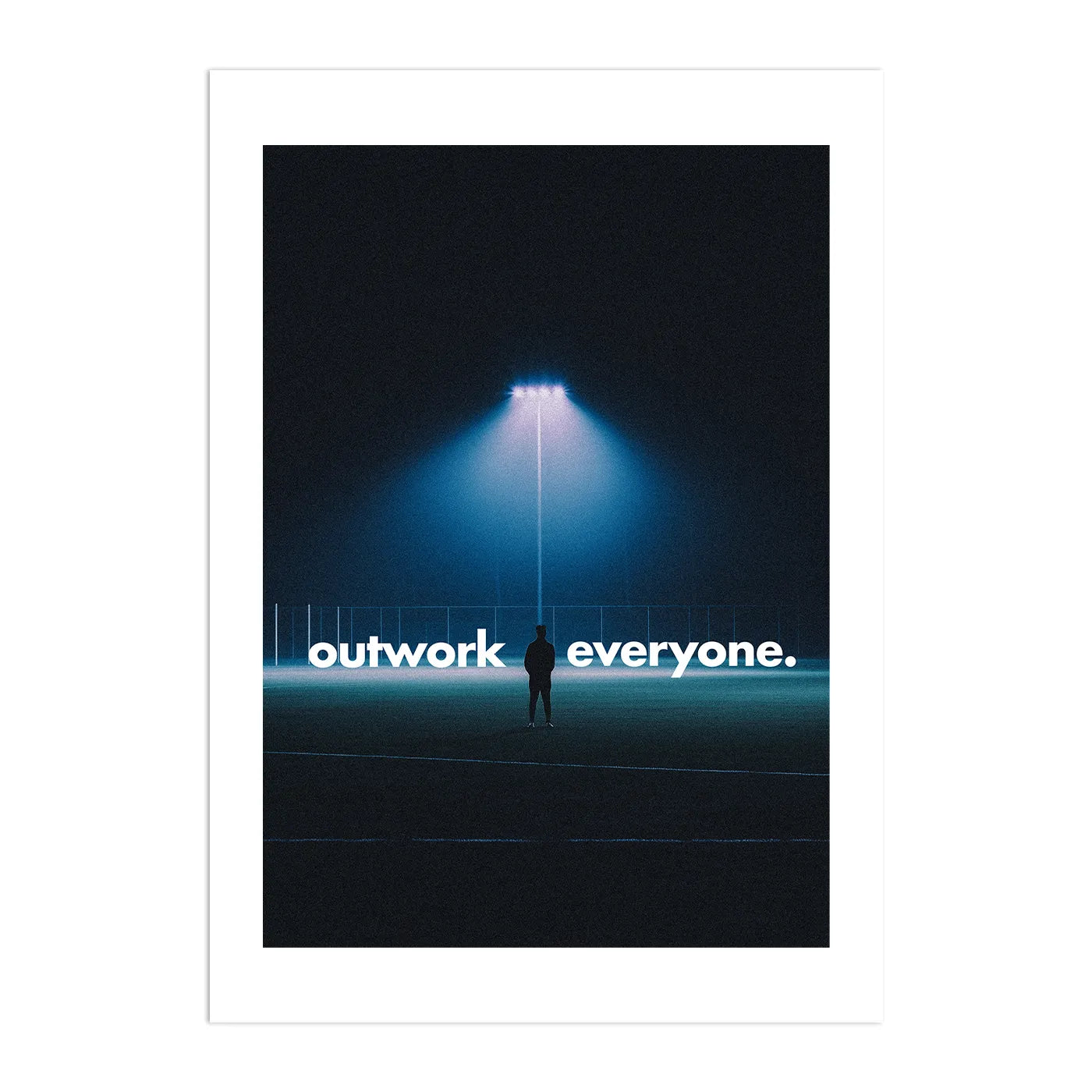 Outwork Everyone Plakat-Biała Krawędź-Bez Ramy