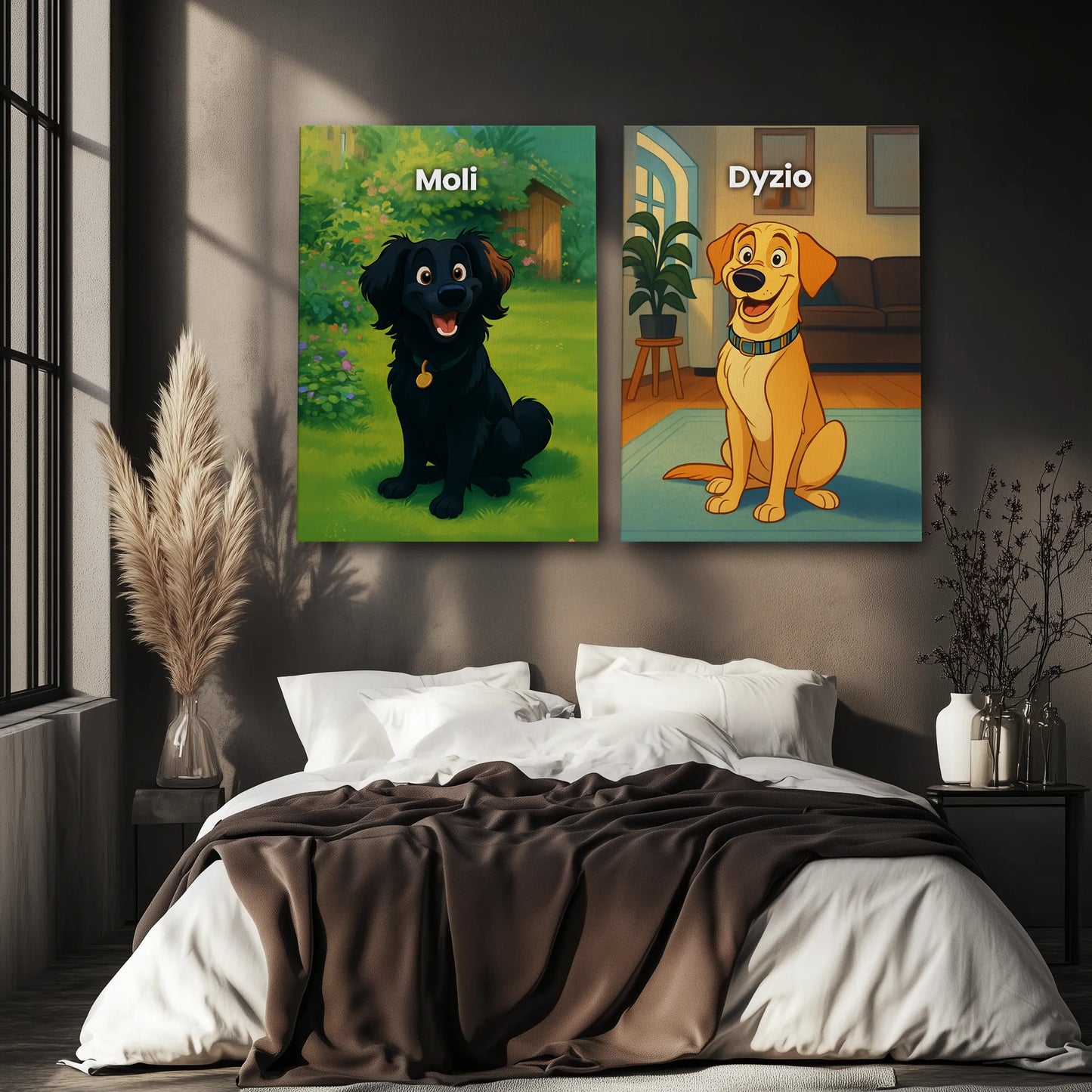 Personalizowany Obraz na płótnie ze Zwierzątkiem Disney
