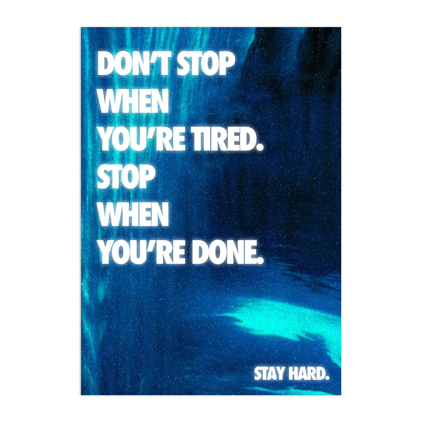 Stay Hard Plakat-Pełna Okładka-Bez Ramy