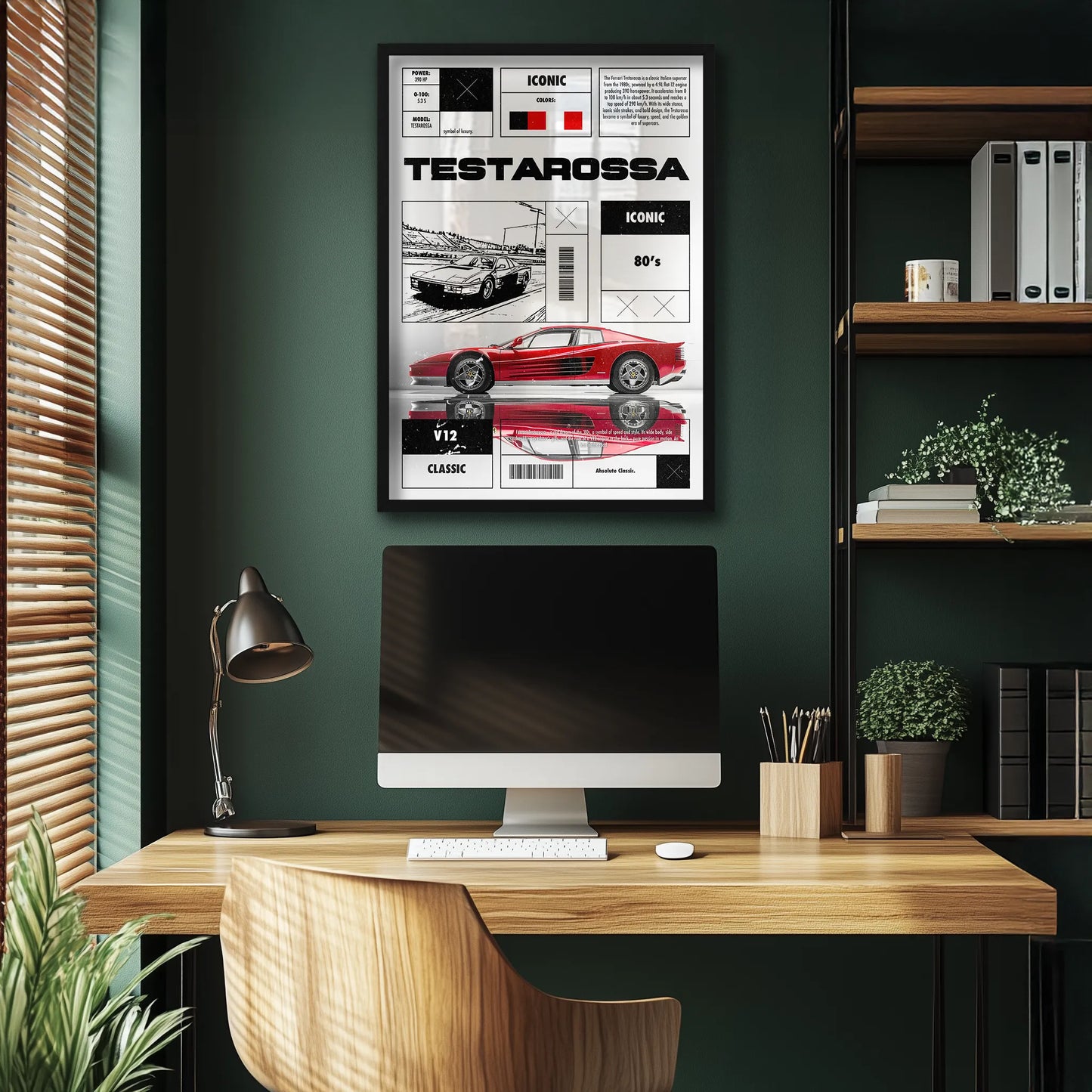Testarossa Plakat