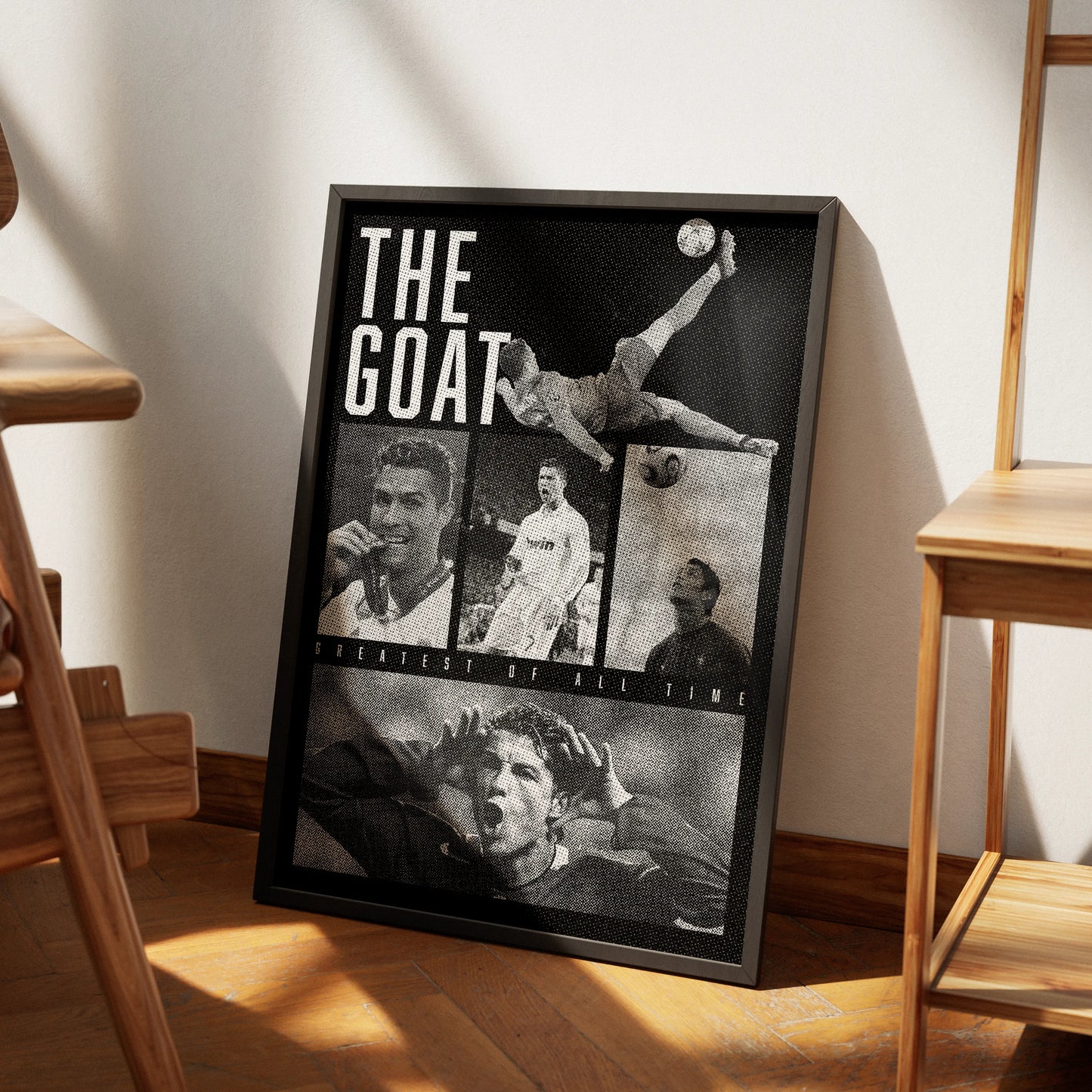 The GOAT Collage Plakat-Bez Ramy-