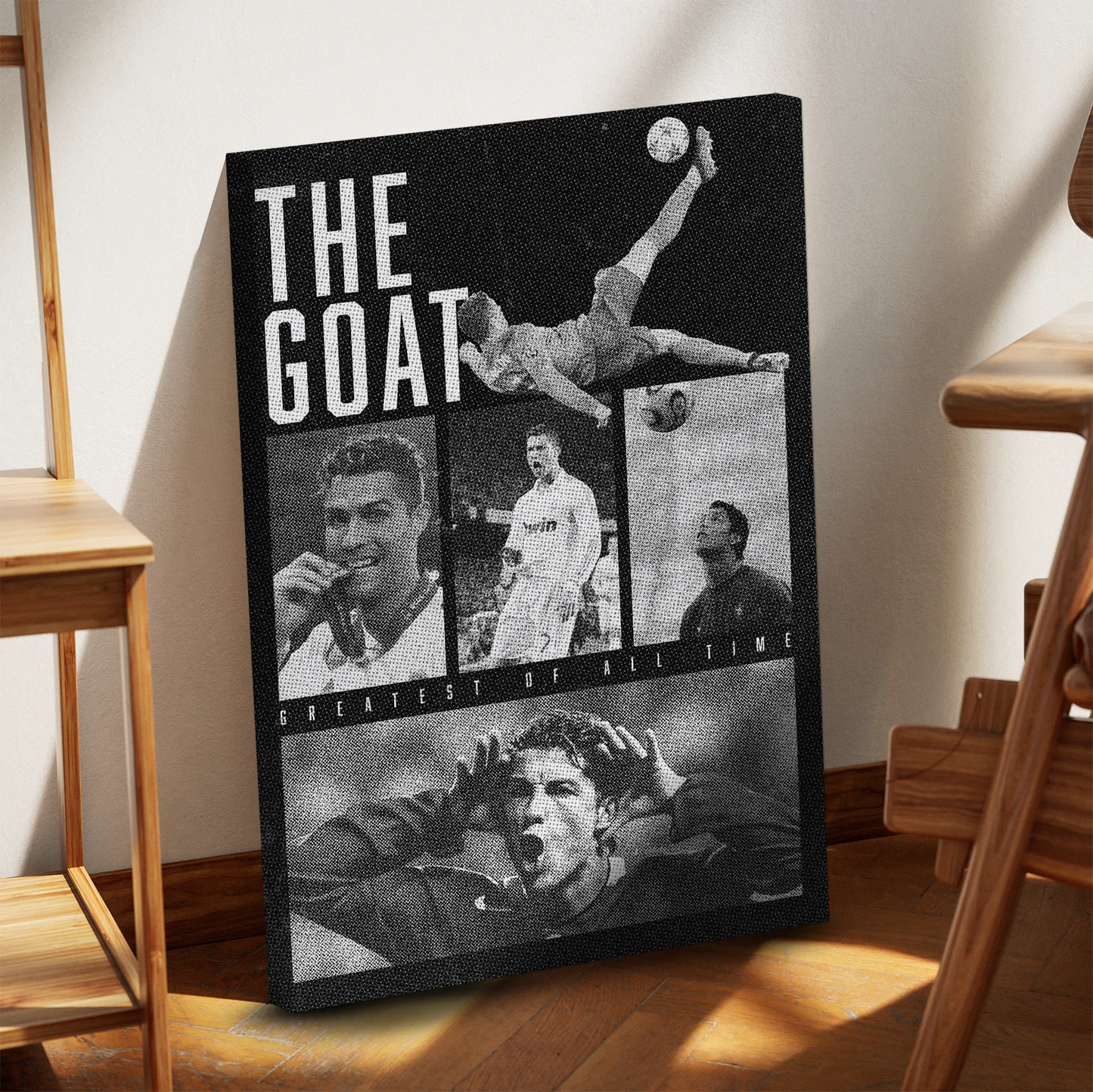 THE GOAT Collage Obraz na Płótnie-