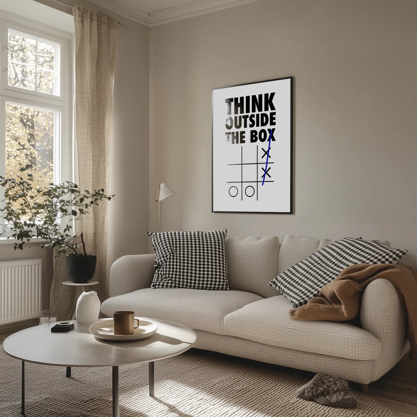 Think Outside The Box Plakat-Bez Ramy-