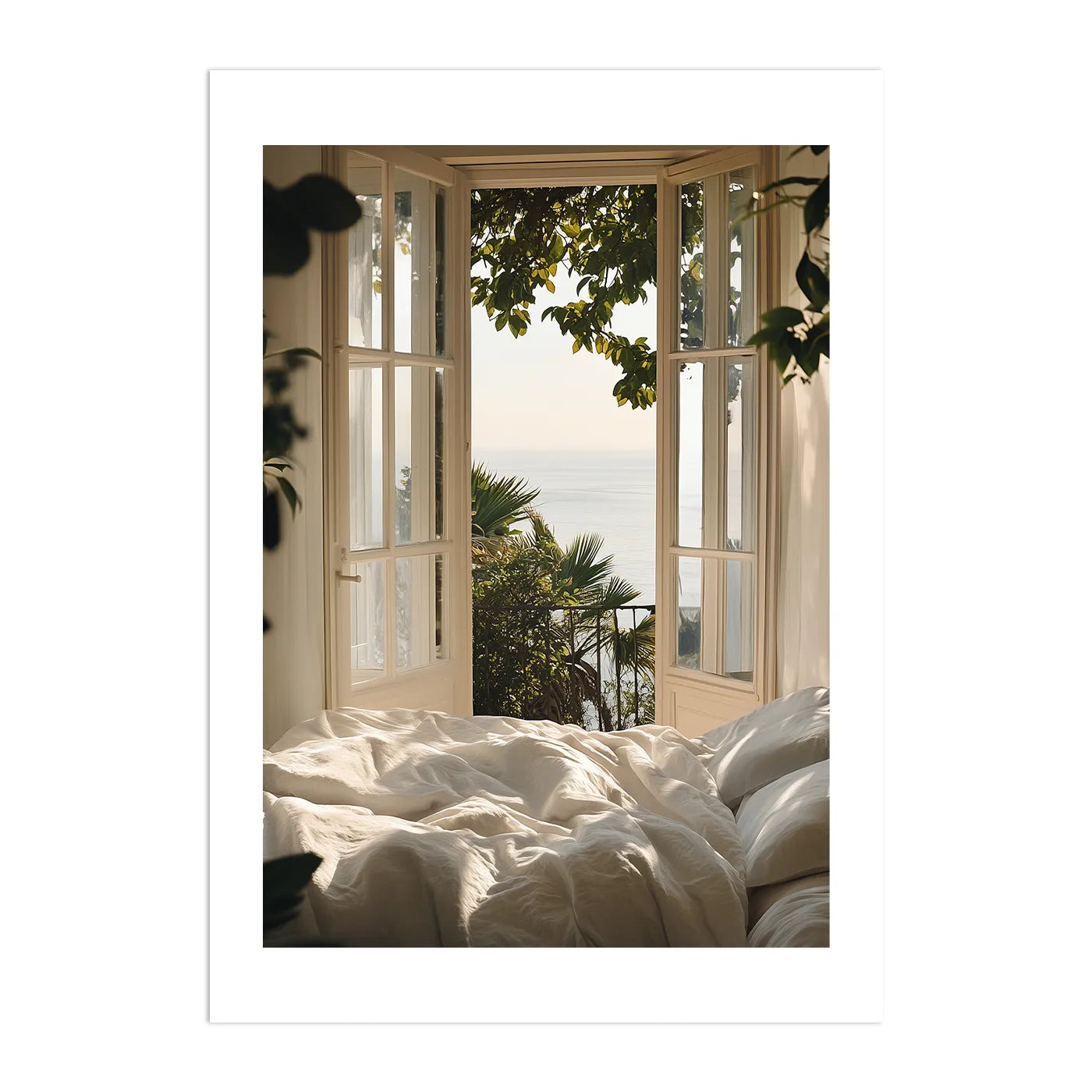 Window View Plakat-Biała Krawędź-Bez Ramy