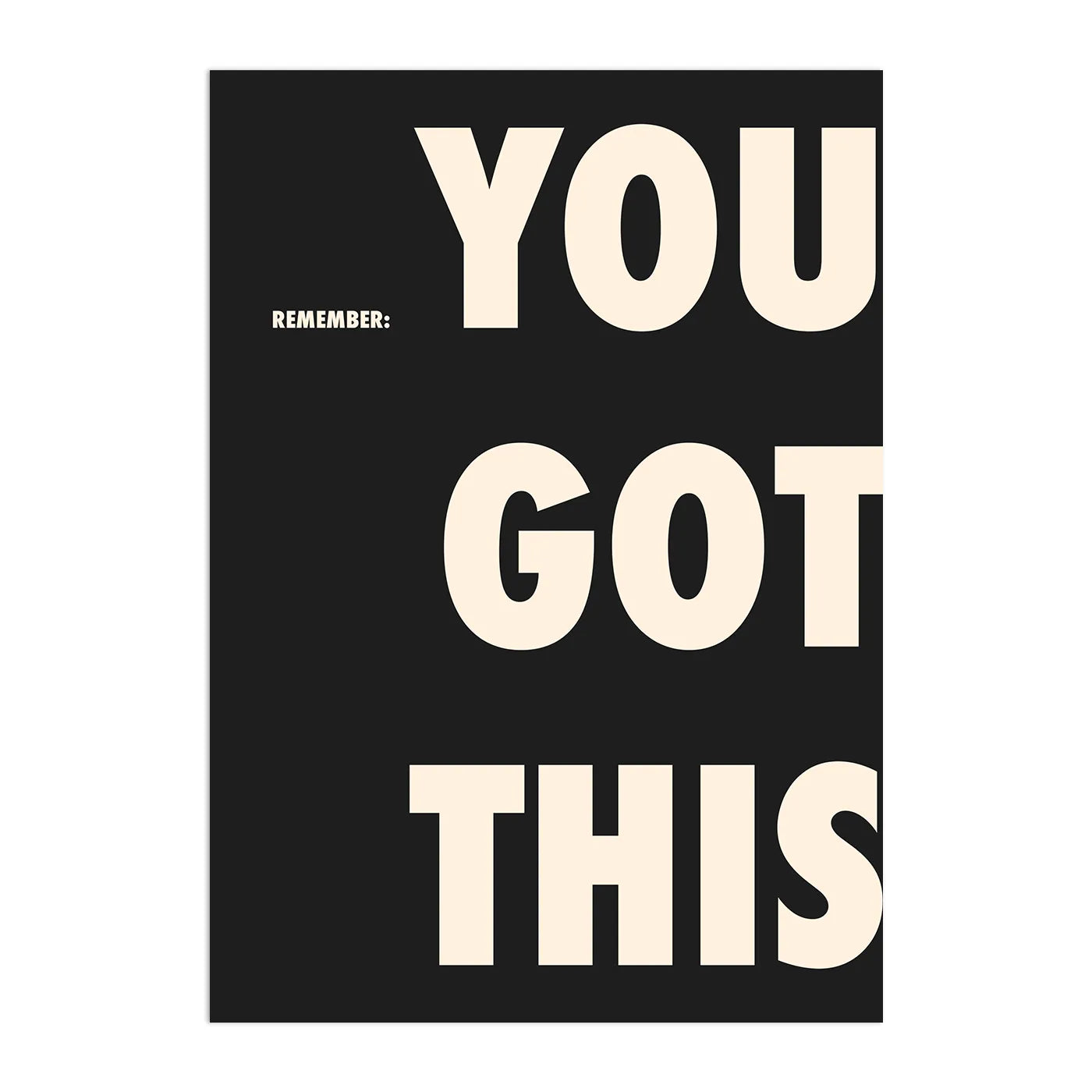 You Got This Plakat-Bez Ramy-