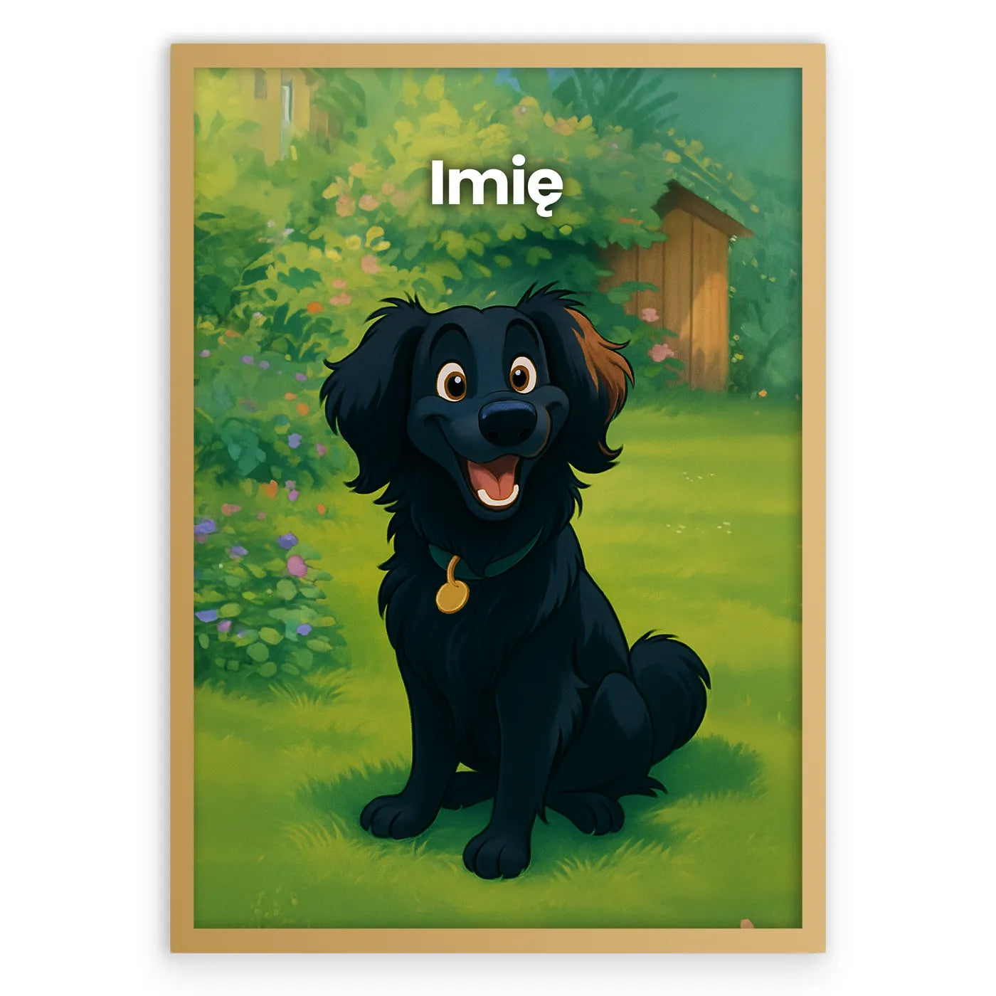 Personalizowany Plakat ze Zwierzątkiem w stylu Disney