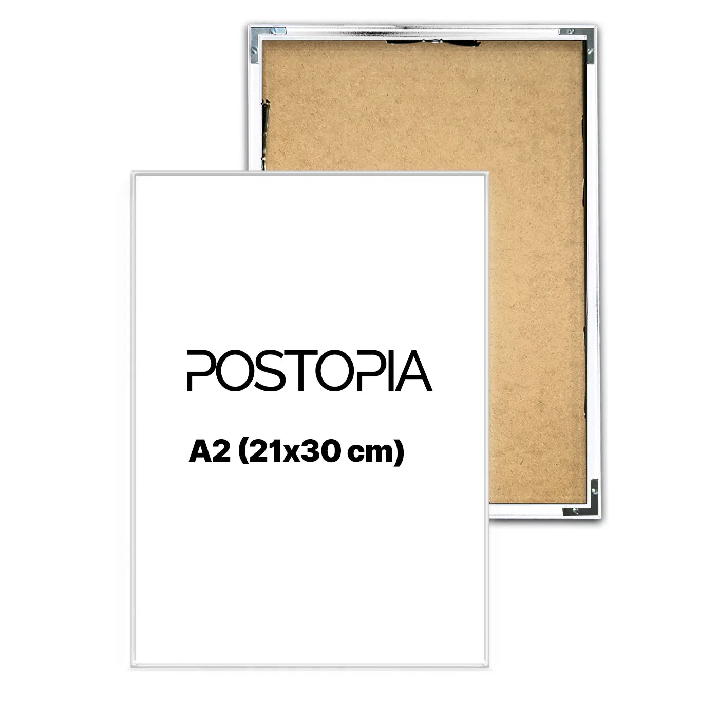 Rama A2 (42x60cm) - Biała Aluminiowa-