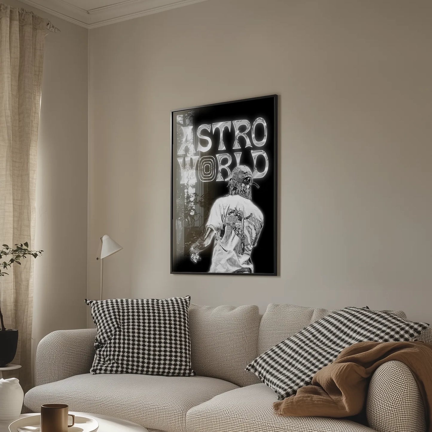 Travis Scott Chrome Plakat-Bez Ramy-
