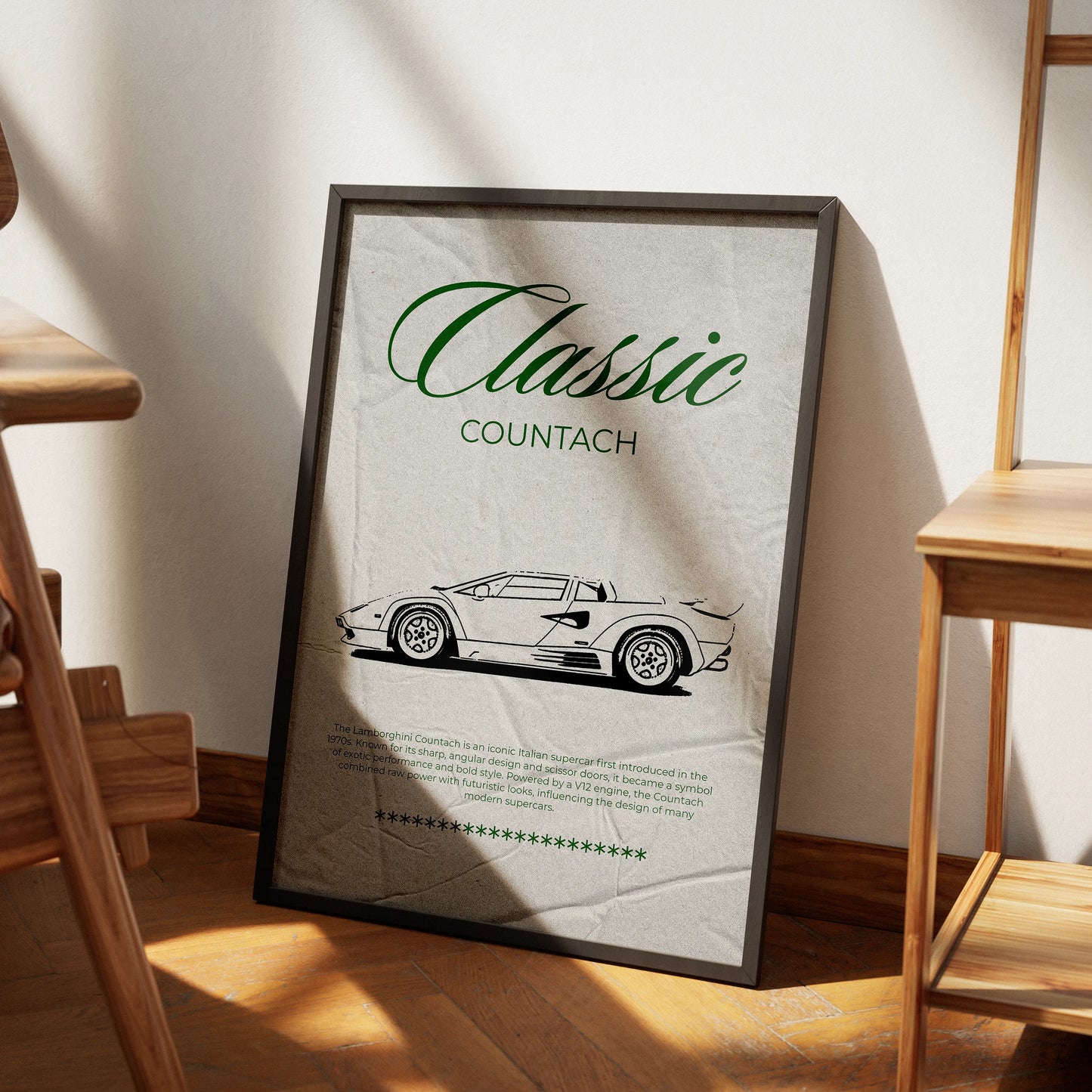 Classic Countach Plakat
