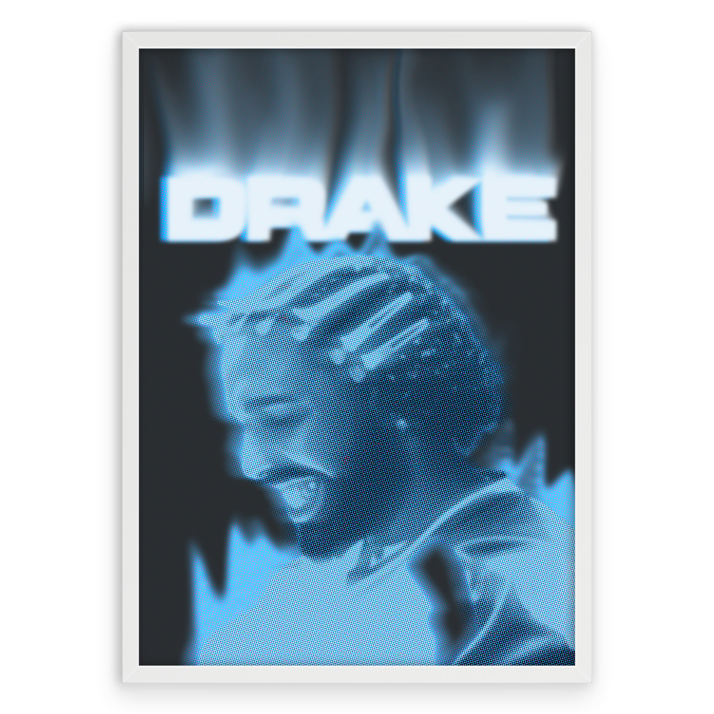 Drake Plakat-Biała Aluminiowa Rama-