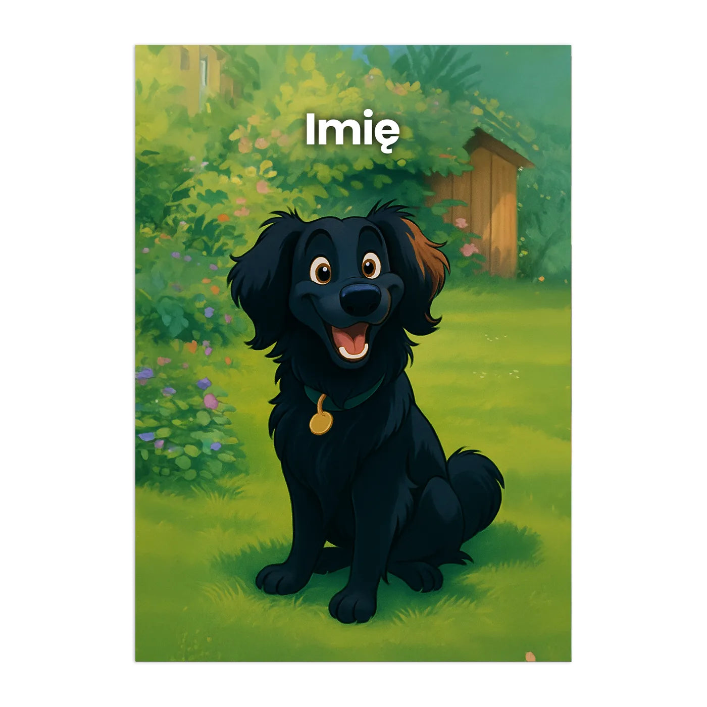 Personalizowany Plakat ze Zwierzątkiem w stylu Disney