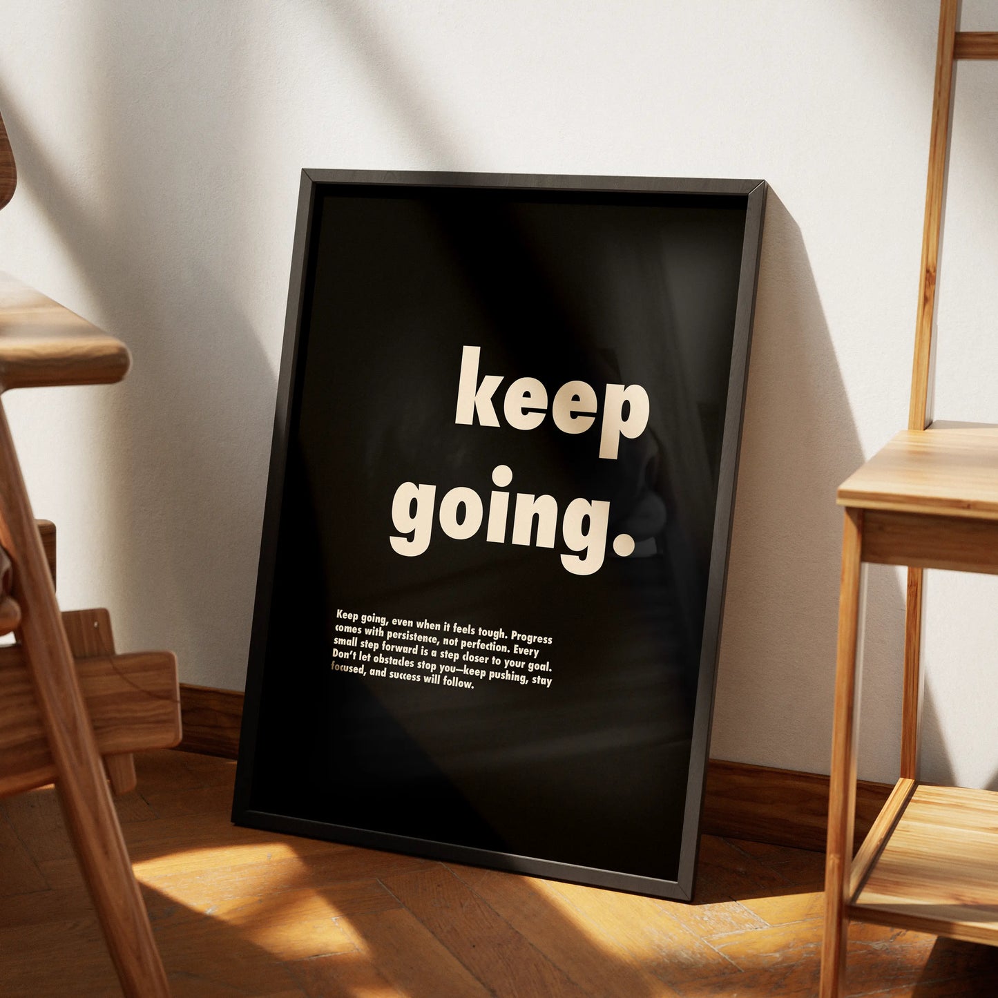 Keep Going Plakat-Bez Ramy-