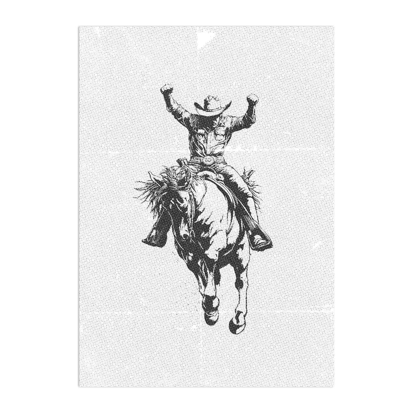 Old Money Cowboy Plakat