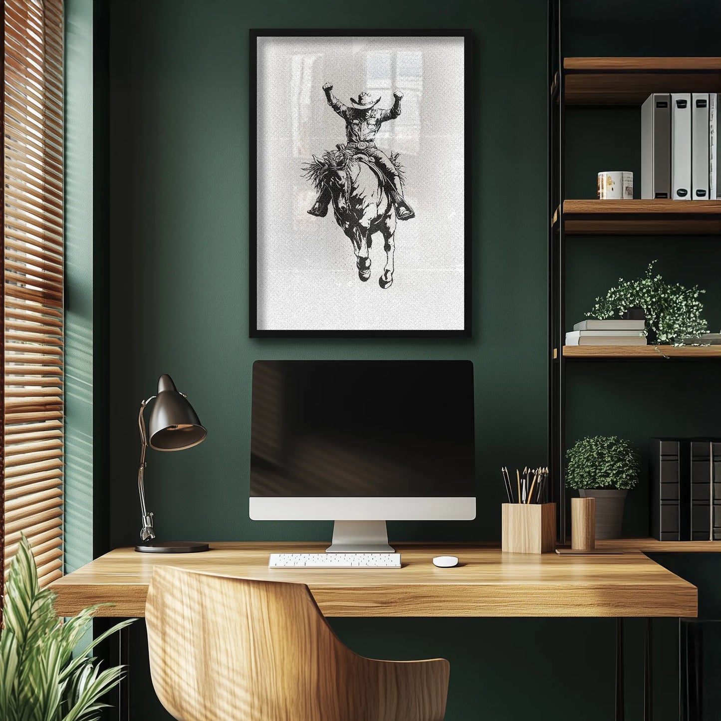 Old Money Cowboy Plakat