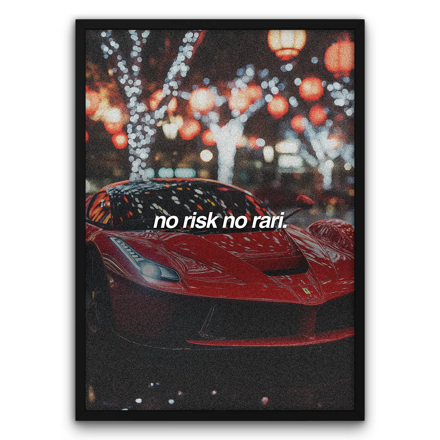 No Risk No Rari Plakat