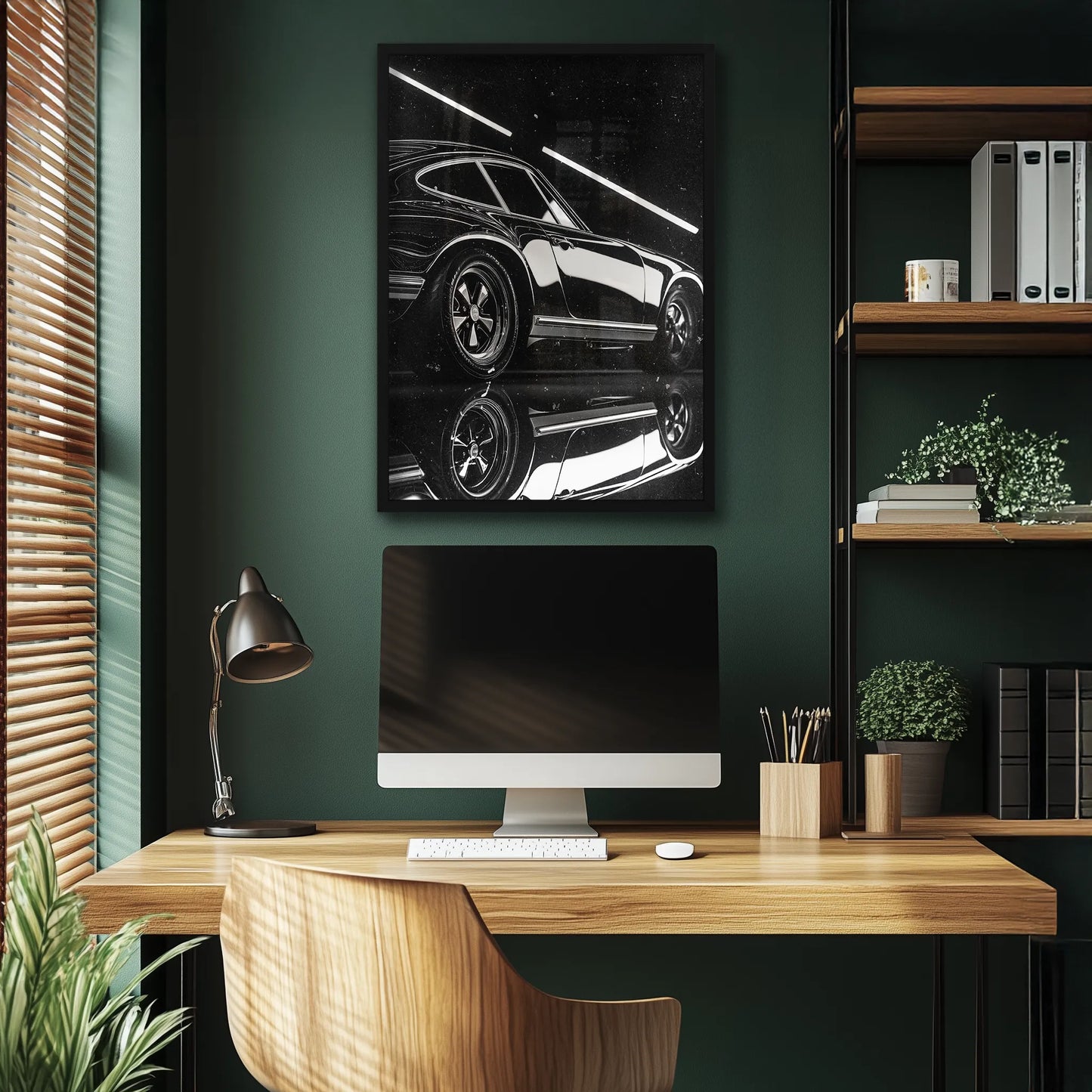 Vintage Porsche 911 Plakat