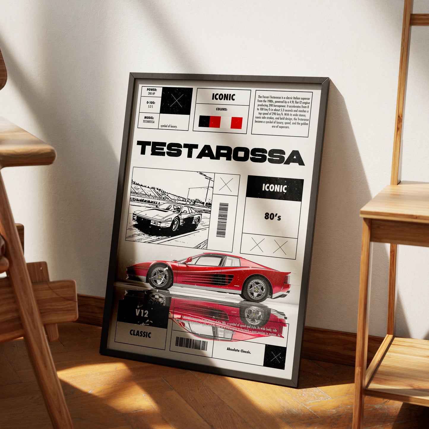 Testarossa Plakat