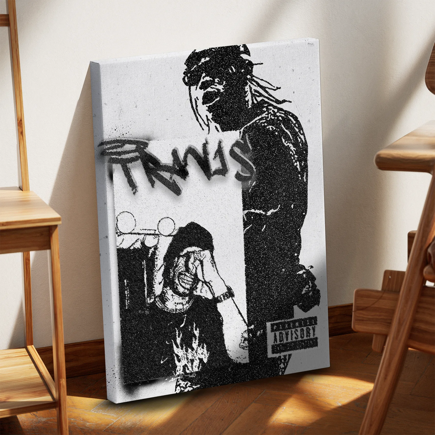 Travis Scott Graffiti Obraz na płótnie