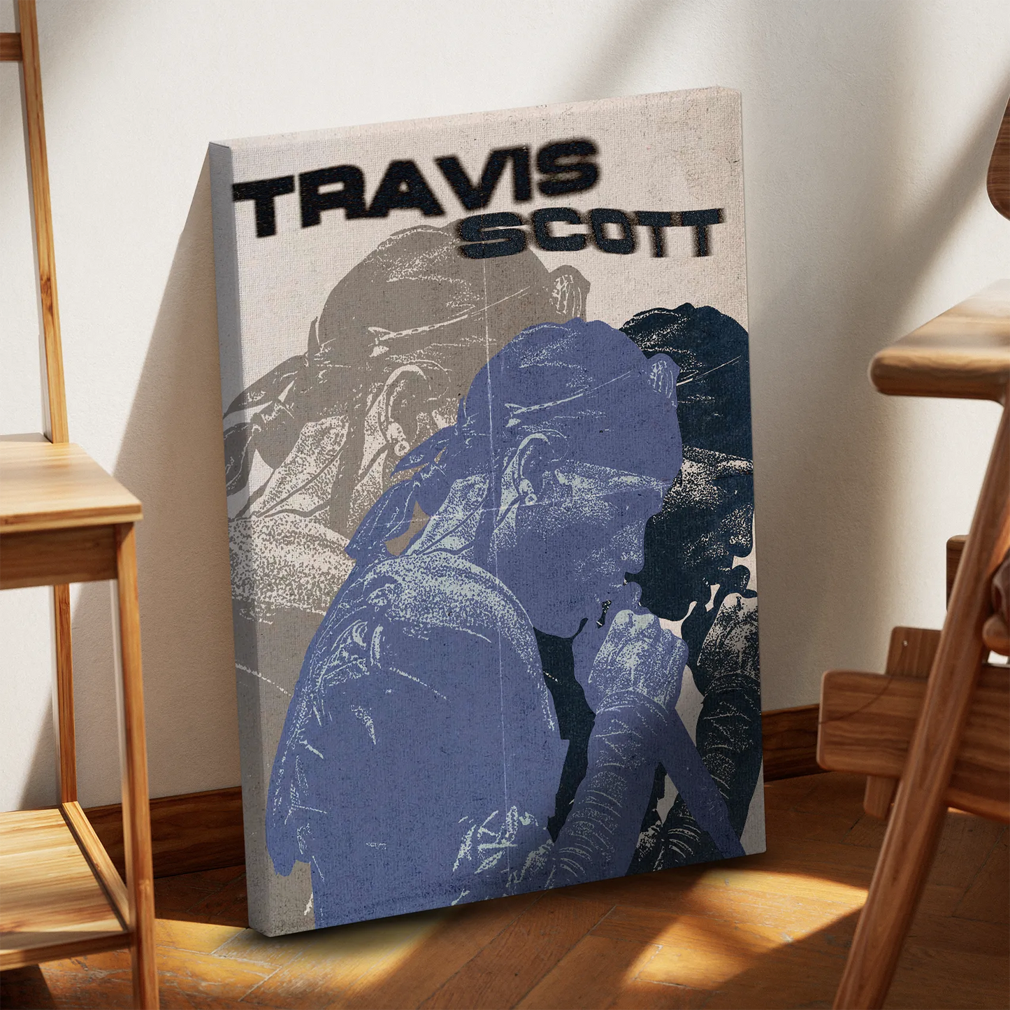 Travis Scott Retro Obraz na Płótnie-