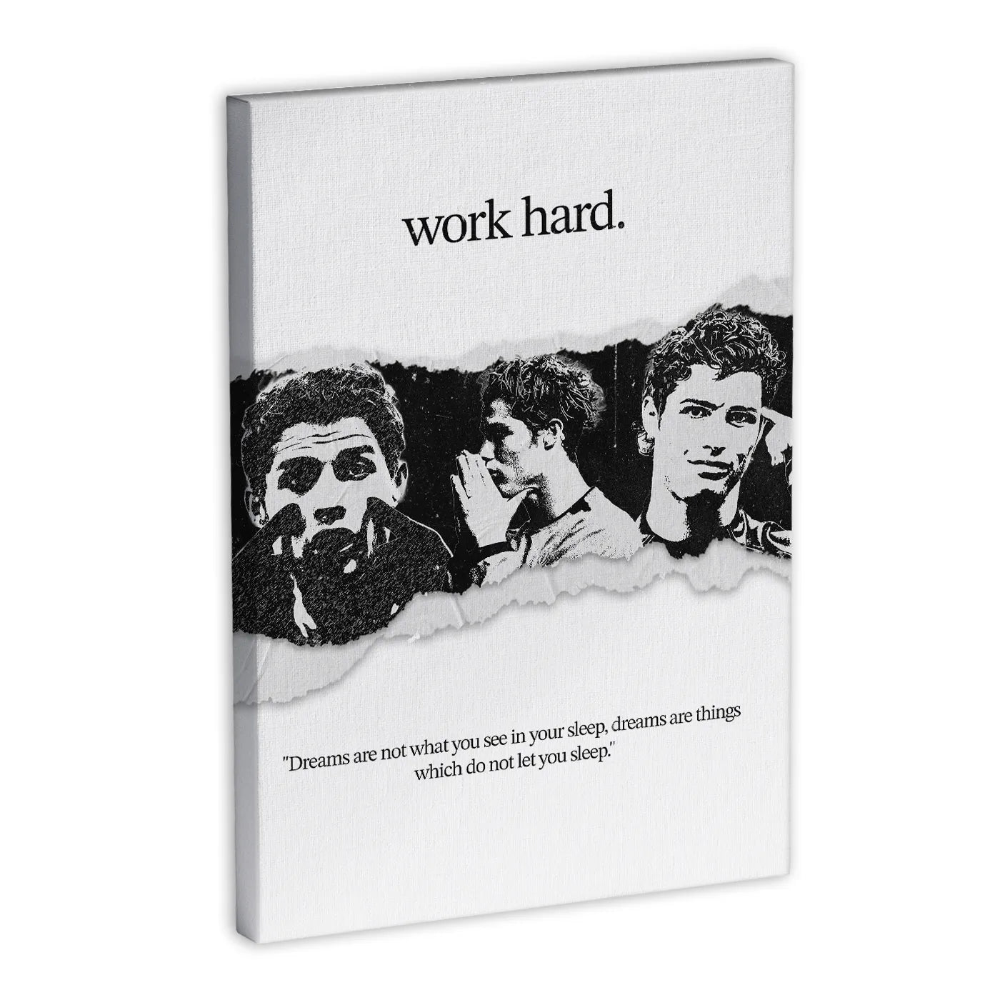 Cristiano Work Hard Obraz na płótnie