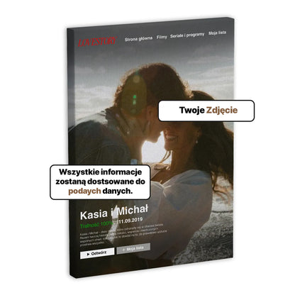 Personalizowany Obraz na Płótnie Netflix-