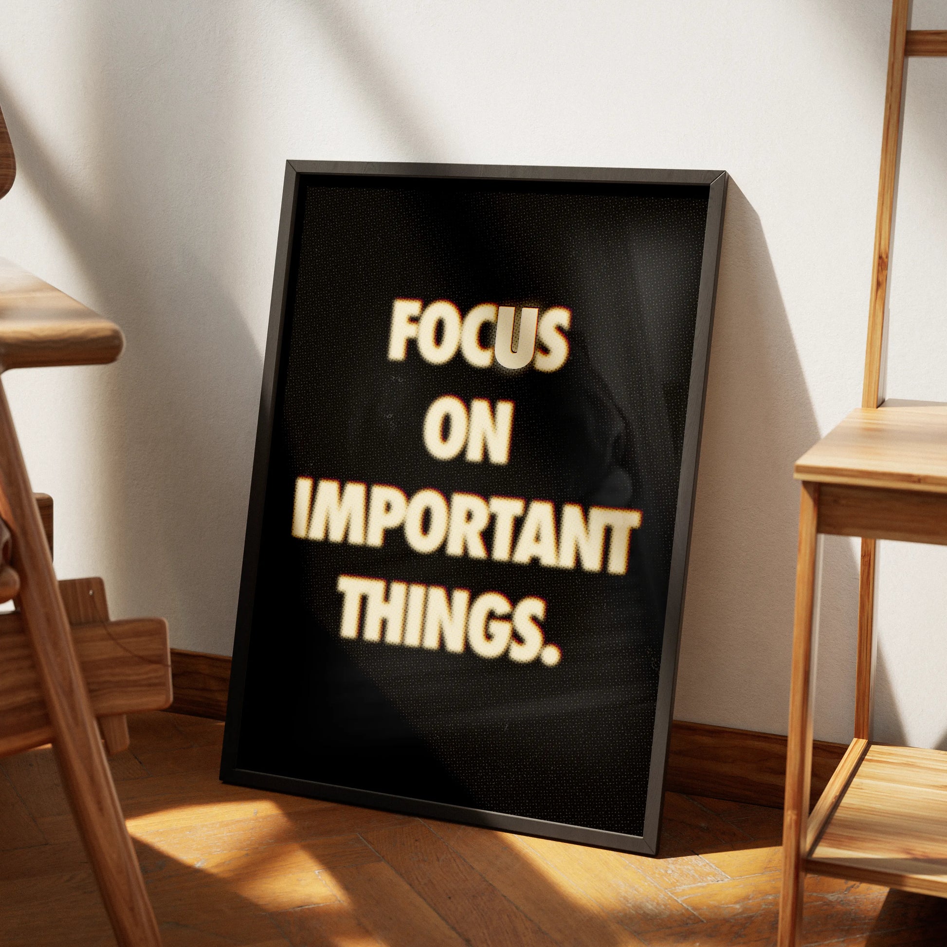 Focus On Important Things Plakat-Pełna Okładka-Bez Ramy