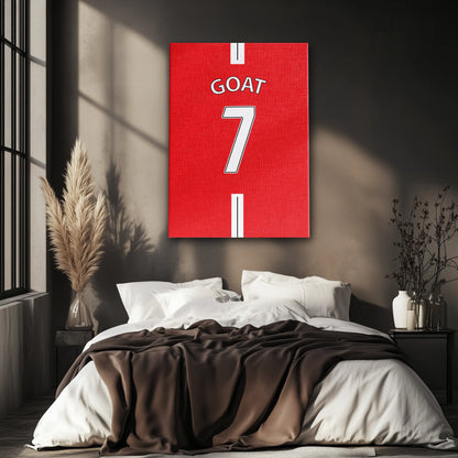 Koszulka GOAT 7 Manchester Obraz na Płótnie-