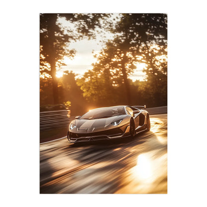 Lamborghini Aventador Plakat-Pełna Okładka-Bez Ramy